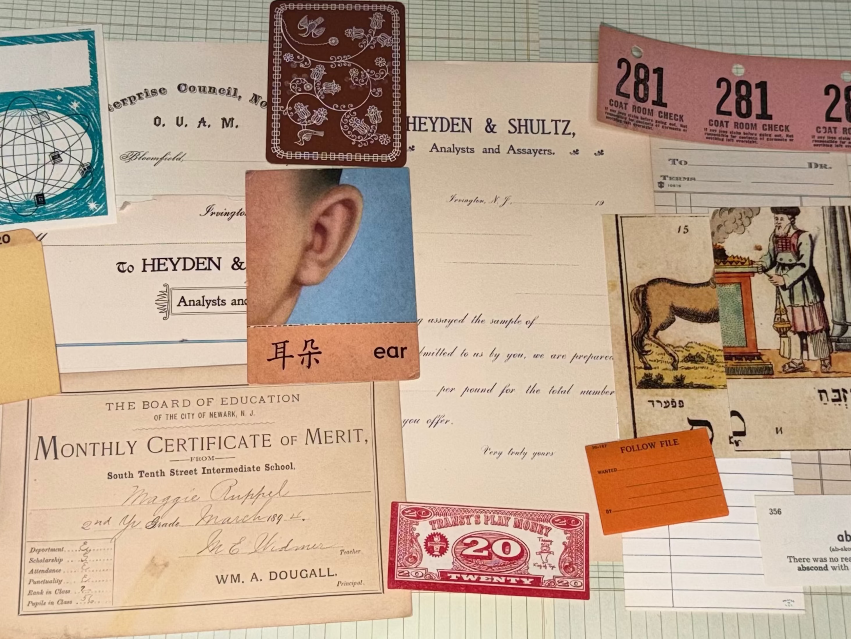 Assorted Vintage Ephemera Parcel - PARCEL