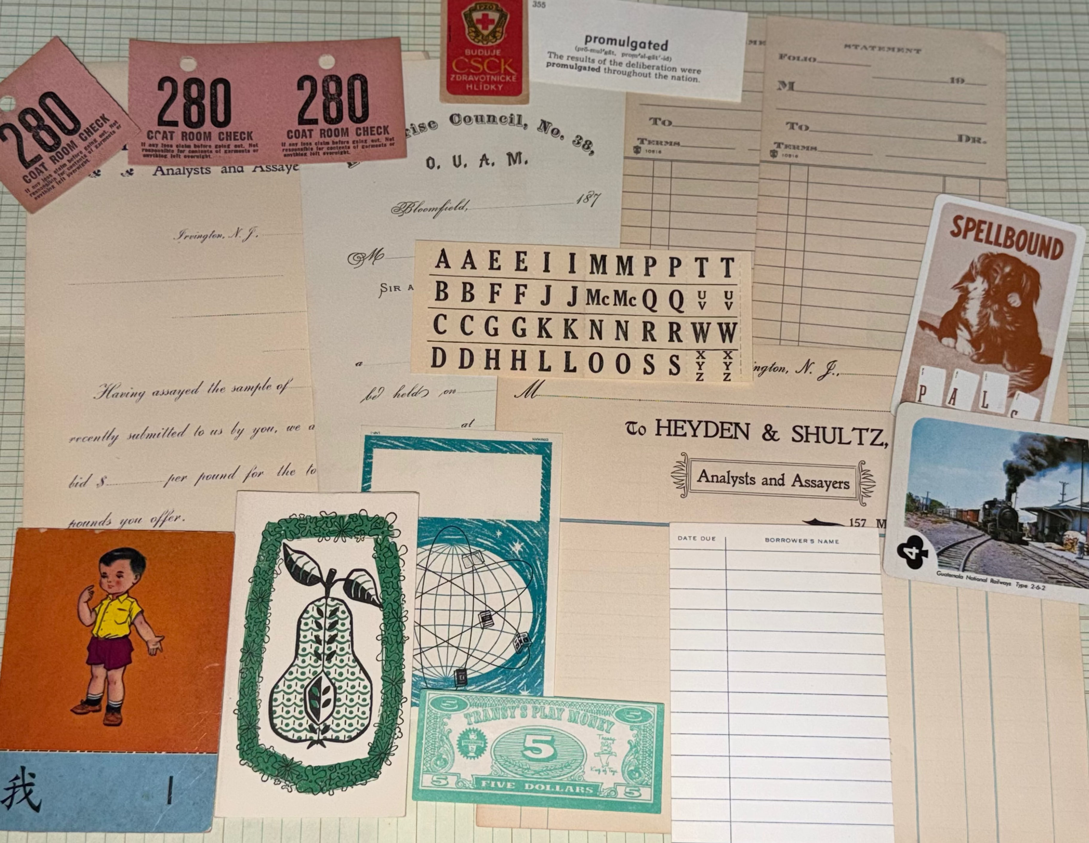Assorted Vintage Ephemera Parcel - PARCEL