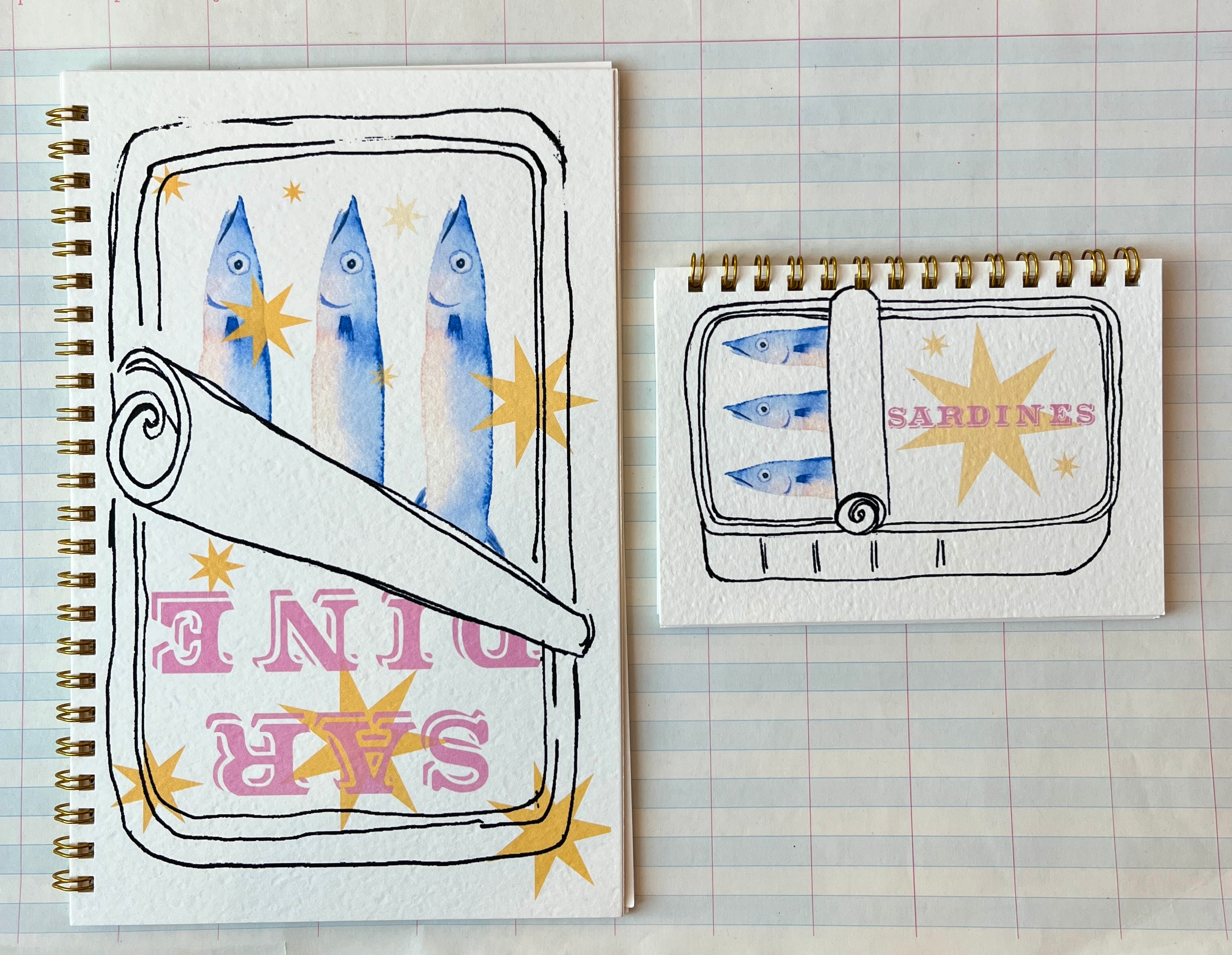 Mini Sardines Notebook