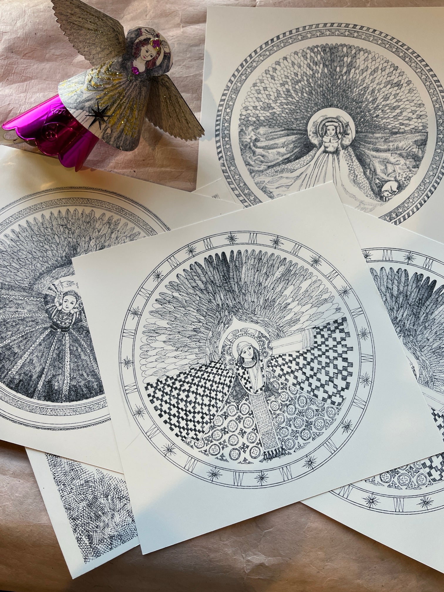 Paper Pop-up Angels
