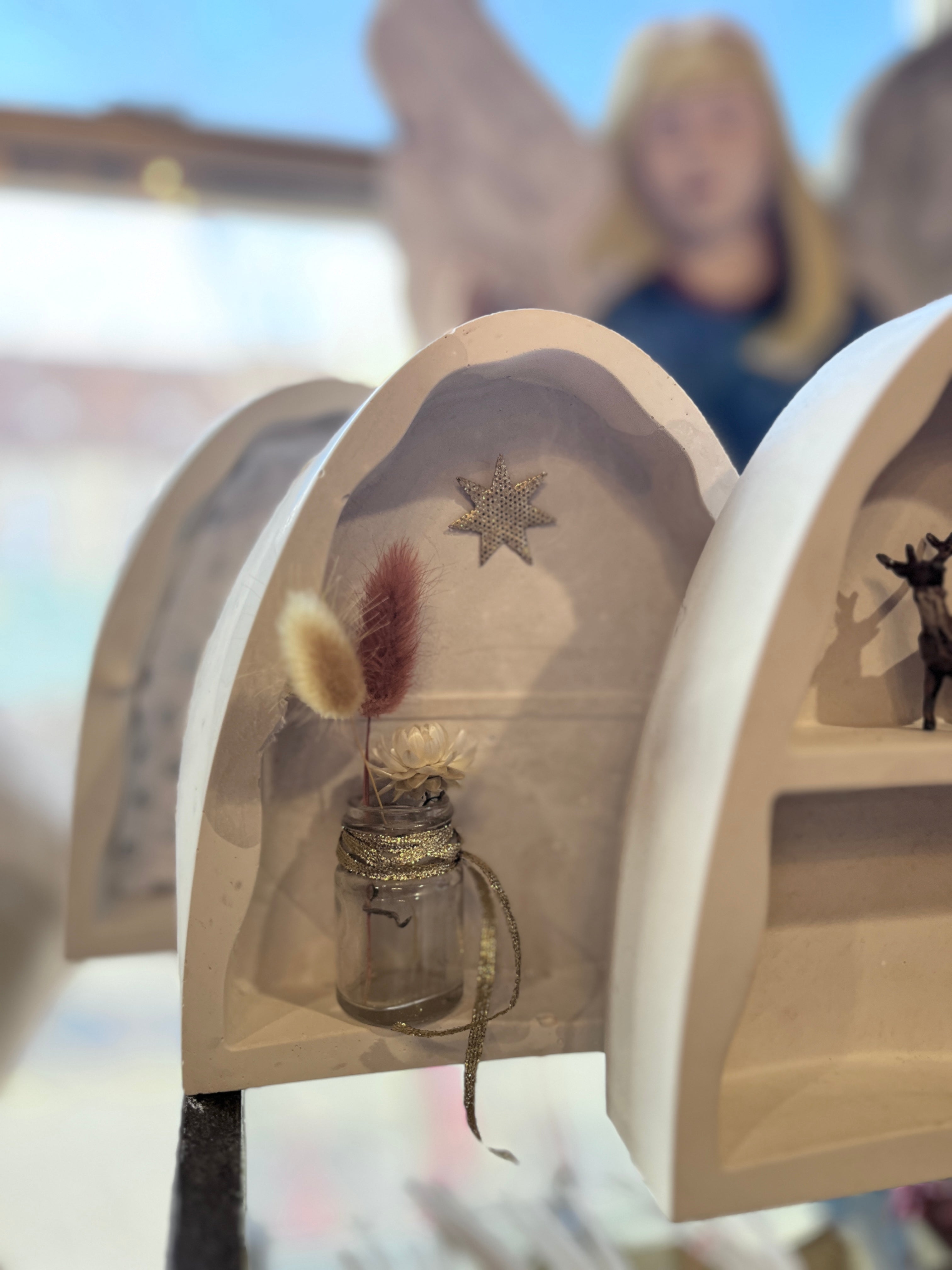 Plaster Alter with Shelf
