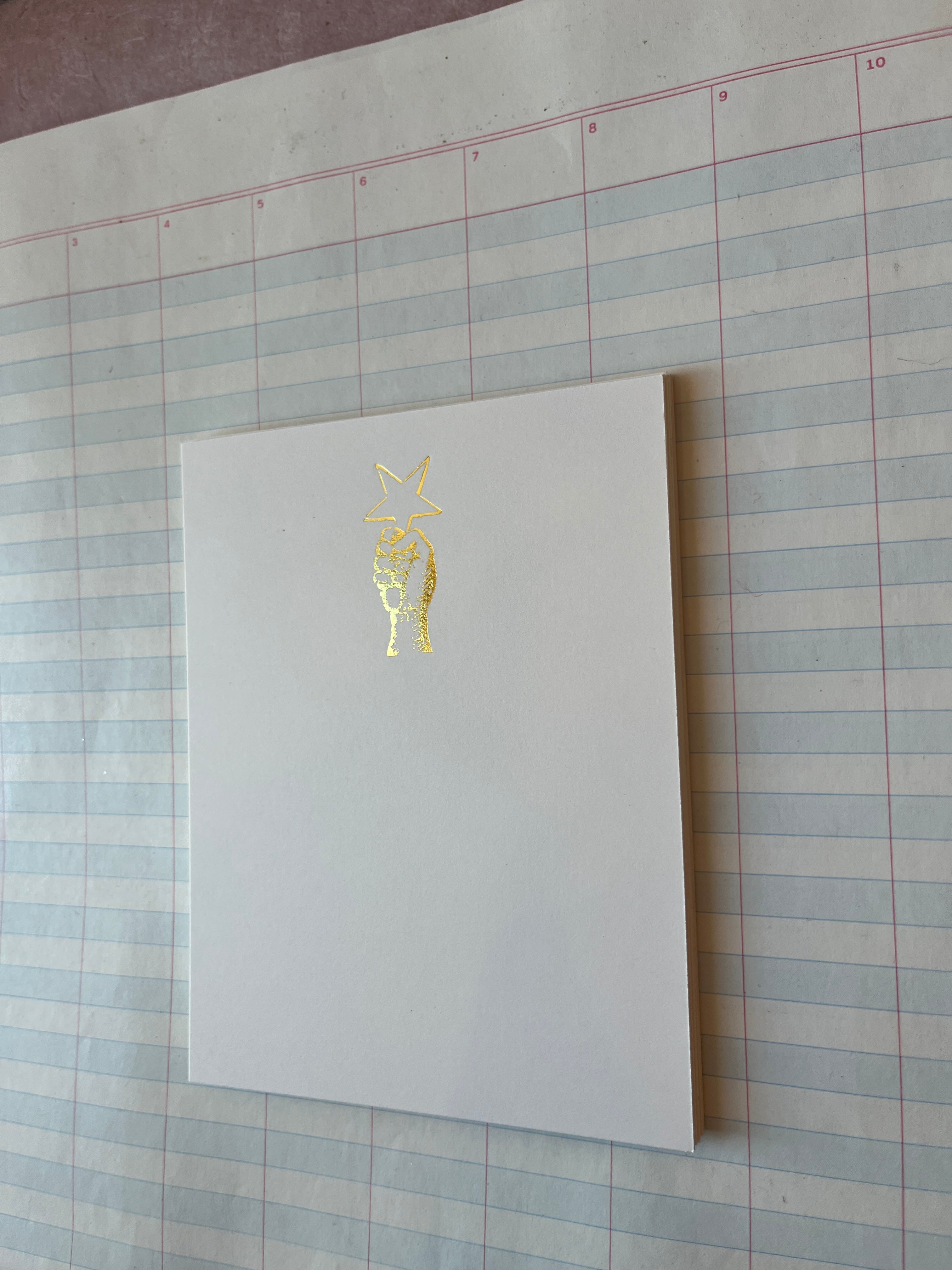 Reach for the Stars Foil Pressed Stationery