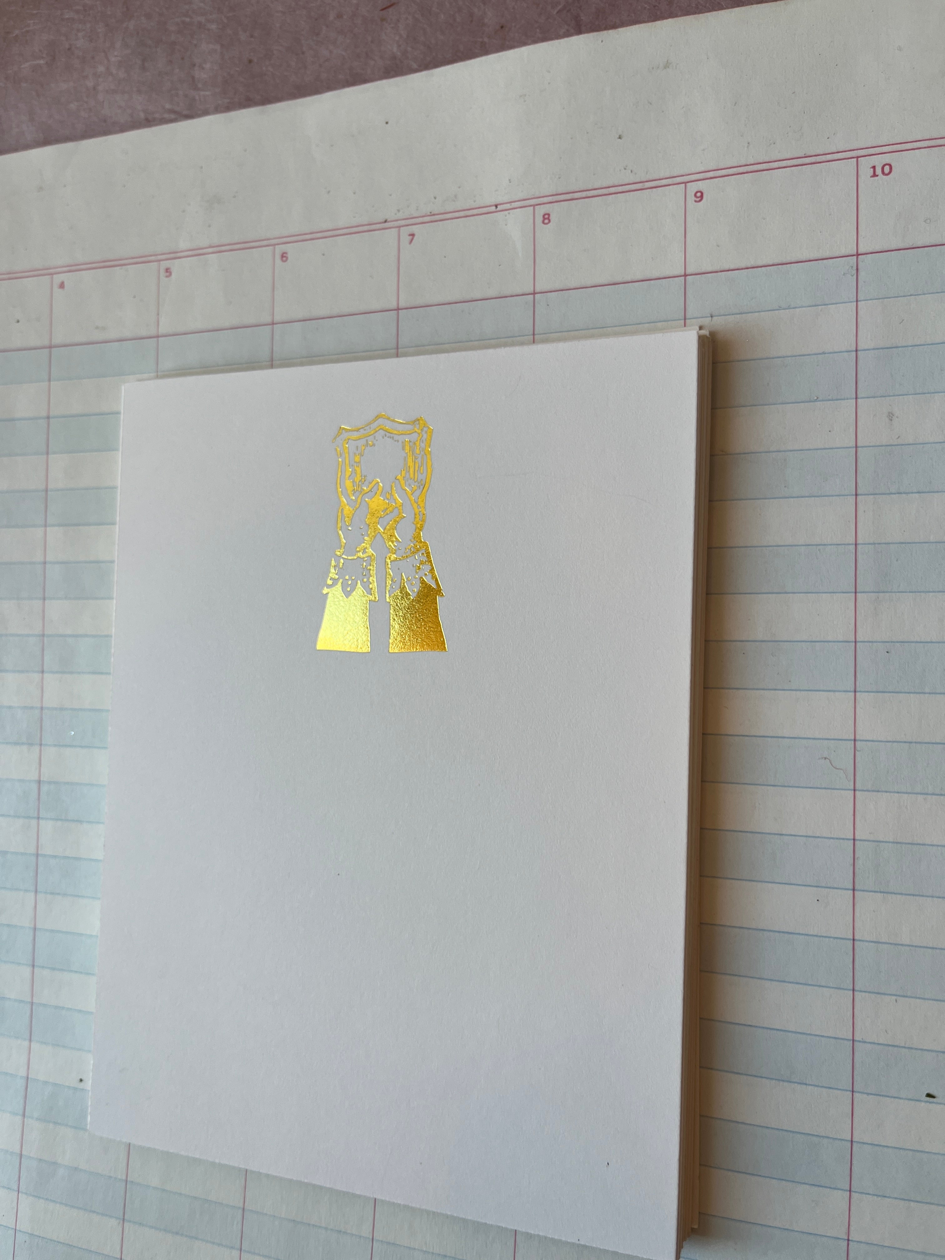 Achieving Greatness Foil Pressed Stationery