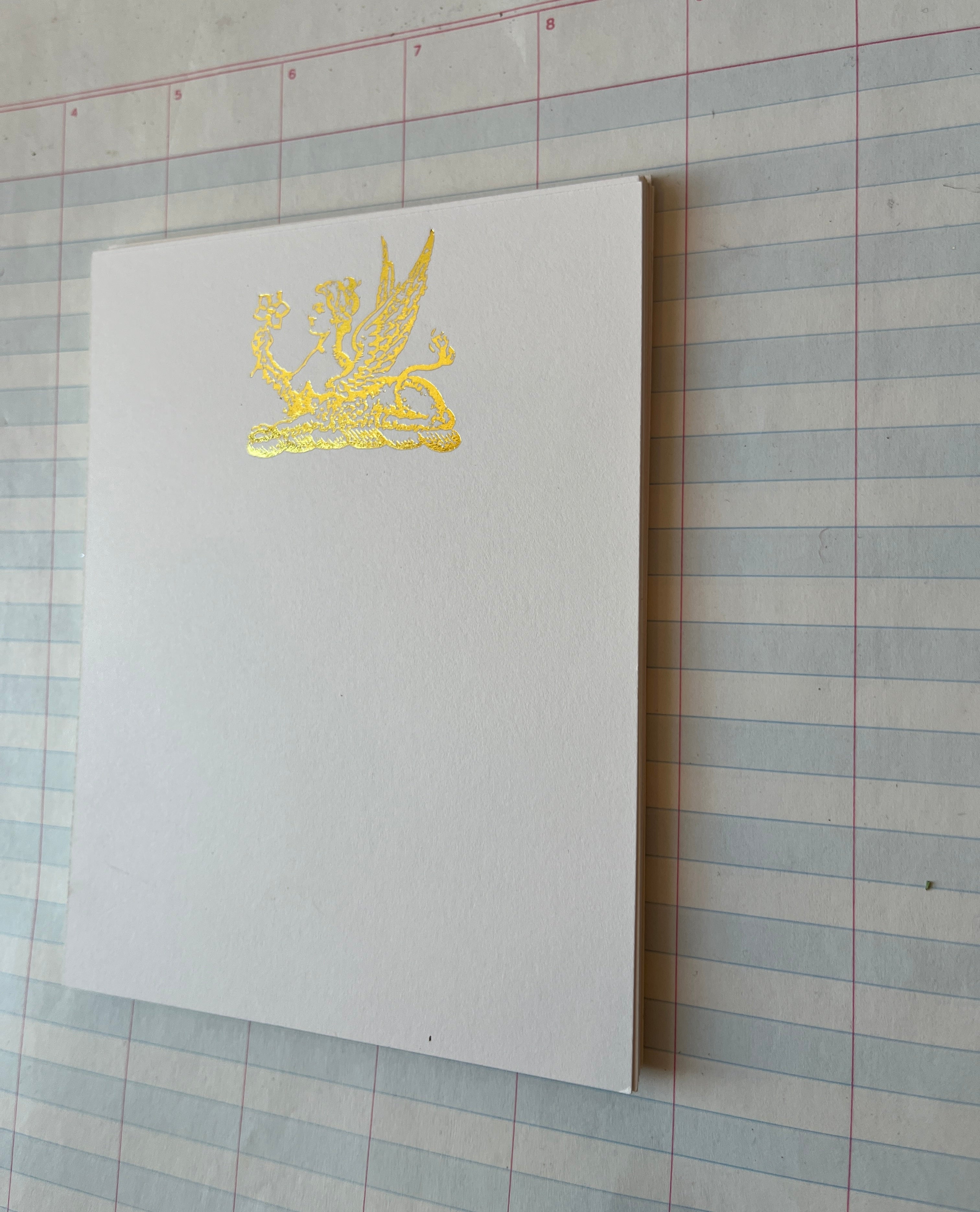 Sphinx Foil Pressed Stationery