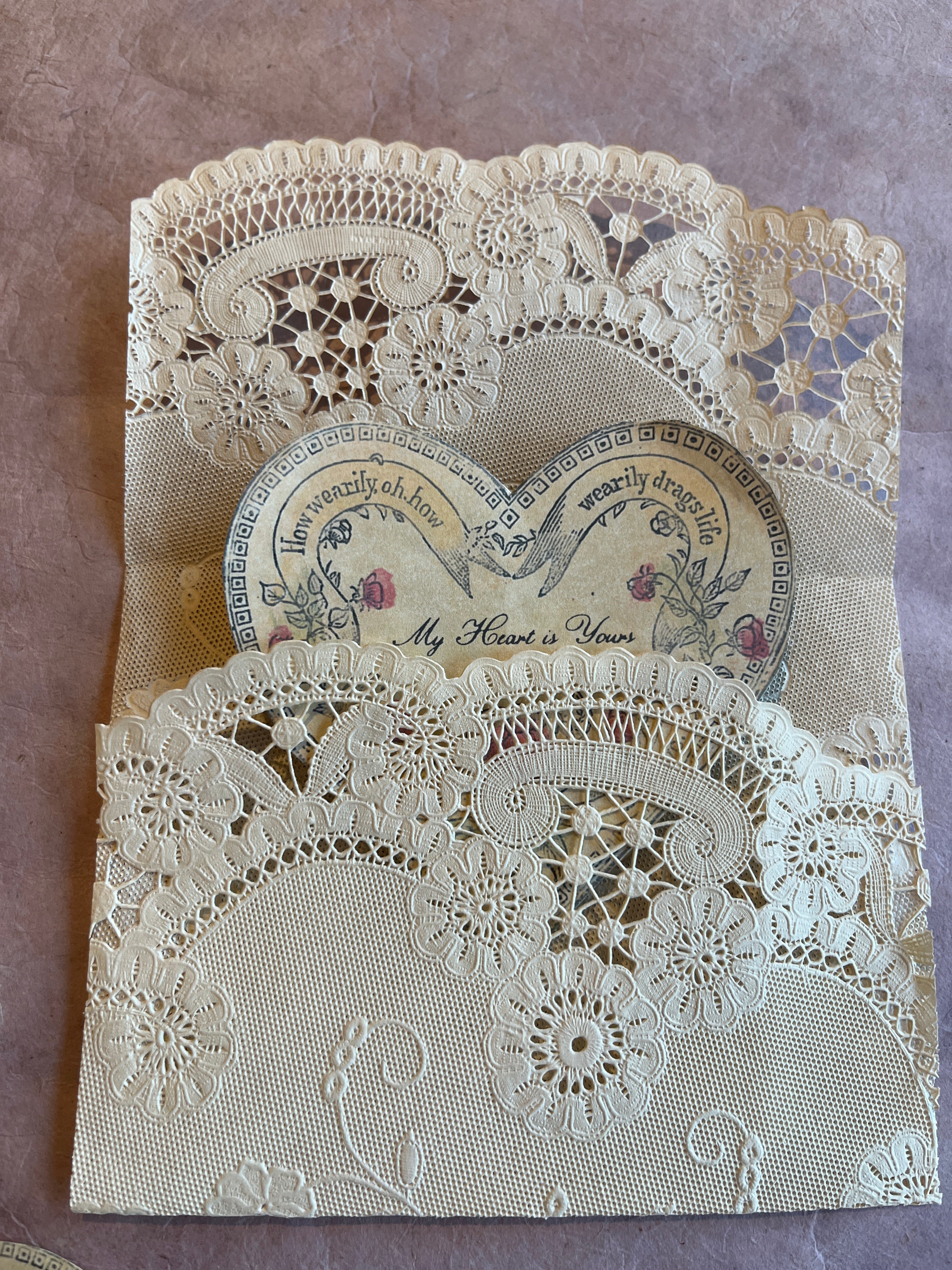 My Heart is Yours Victorian Valentine Puzzle - PARCEL