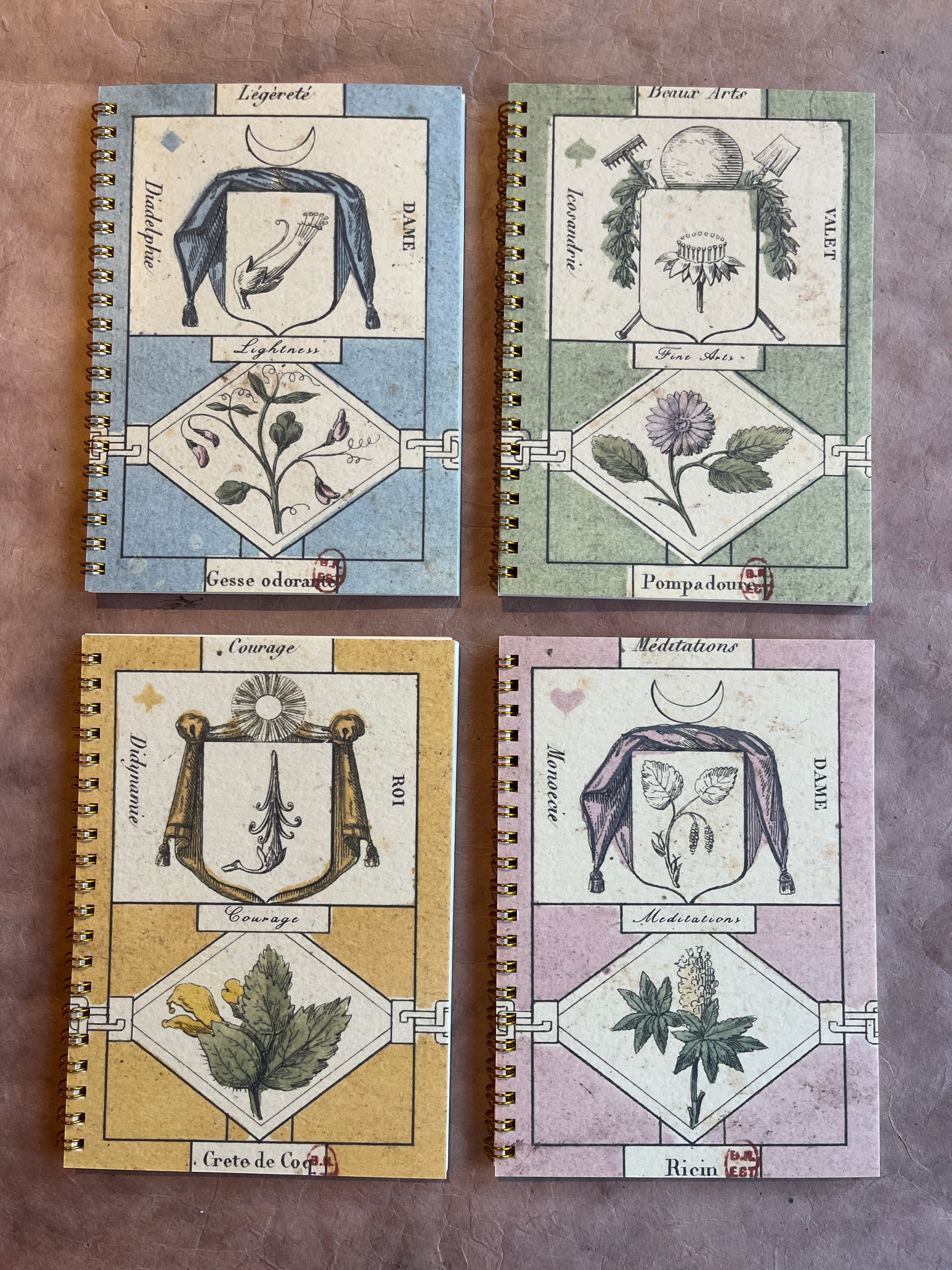 Florals and Symbolism Notebooks - PARCEL