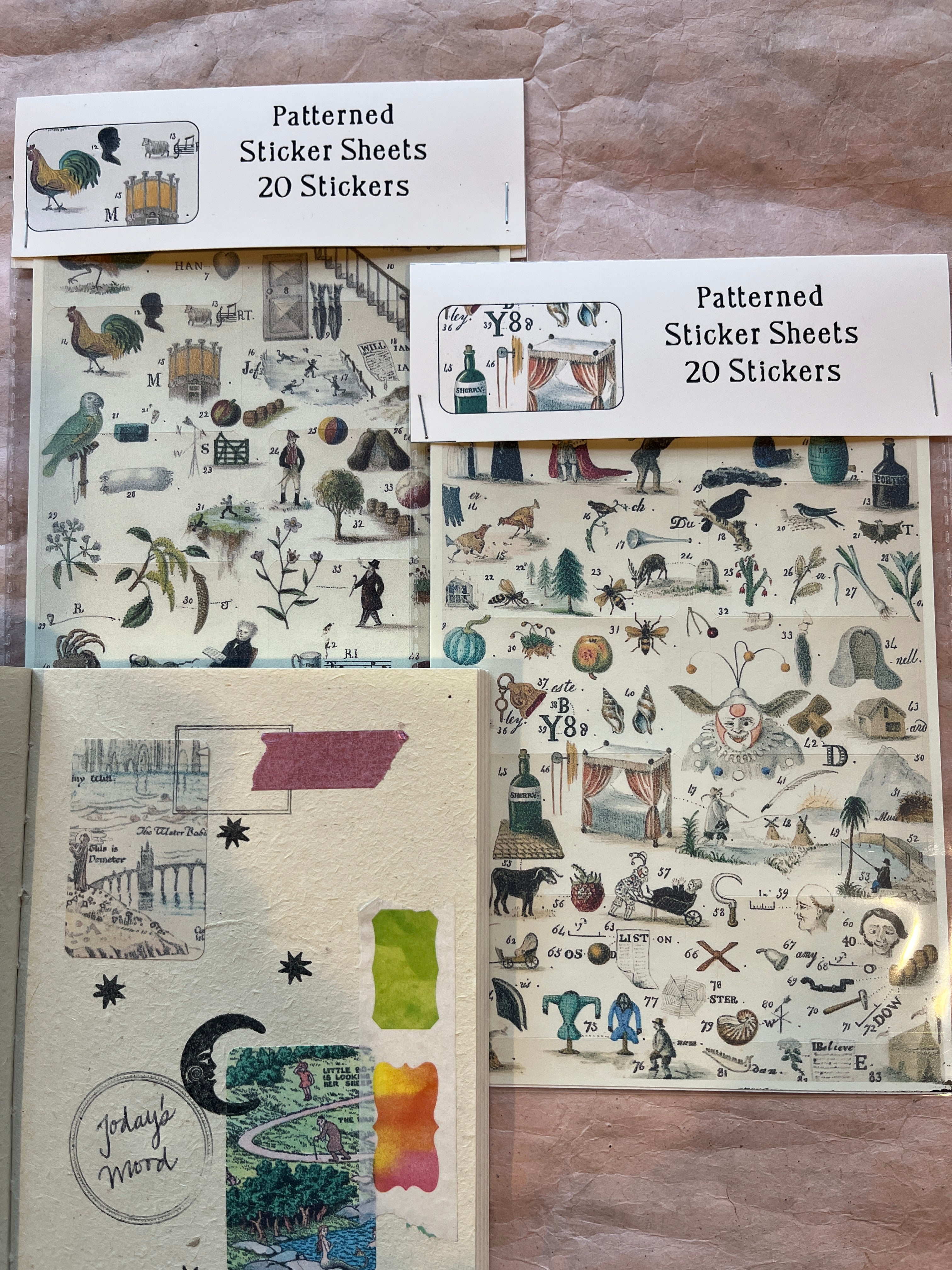Patterned Sticker Sheets - PARCEL