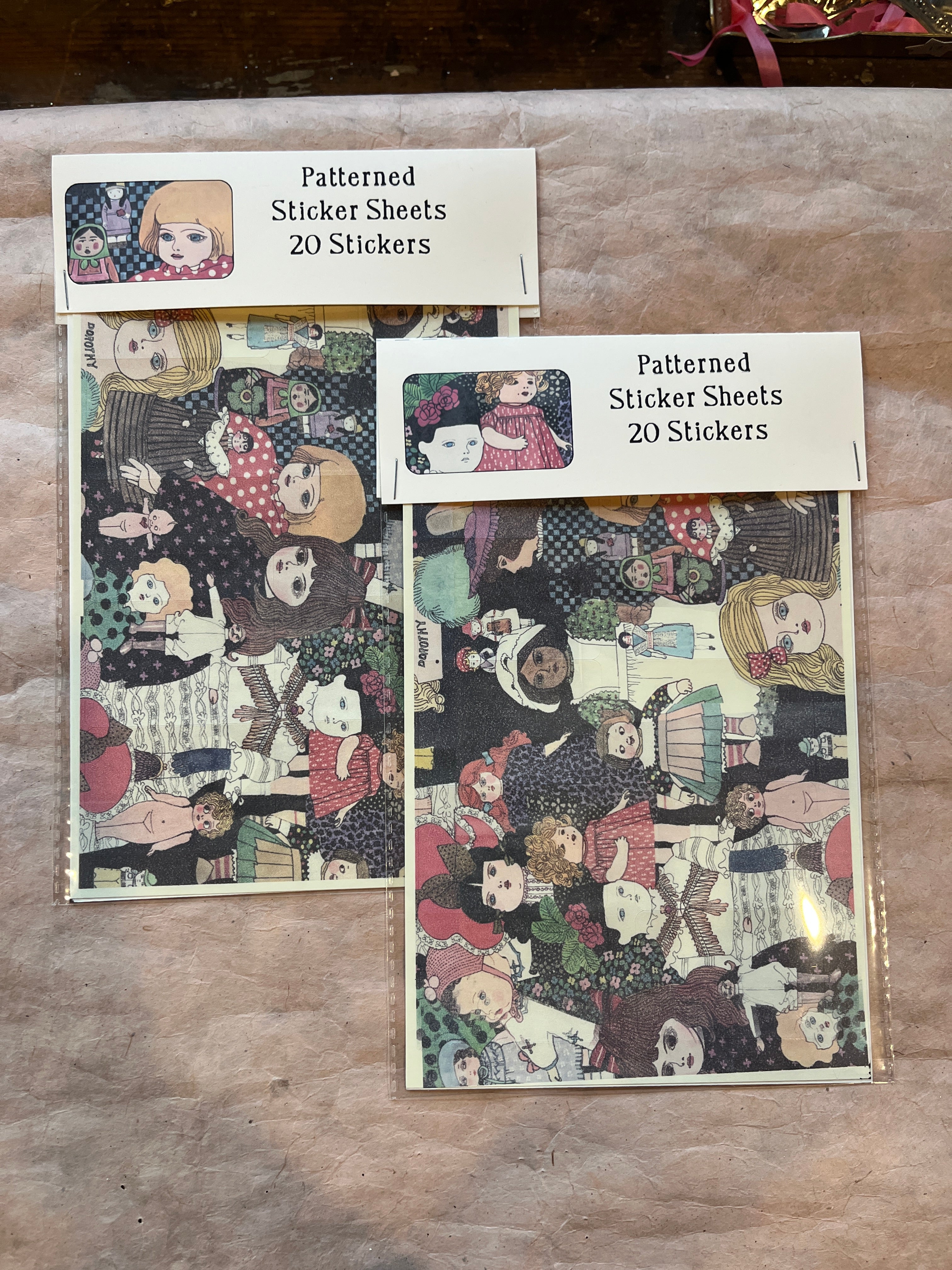 Parcel Sticker Sheets