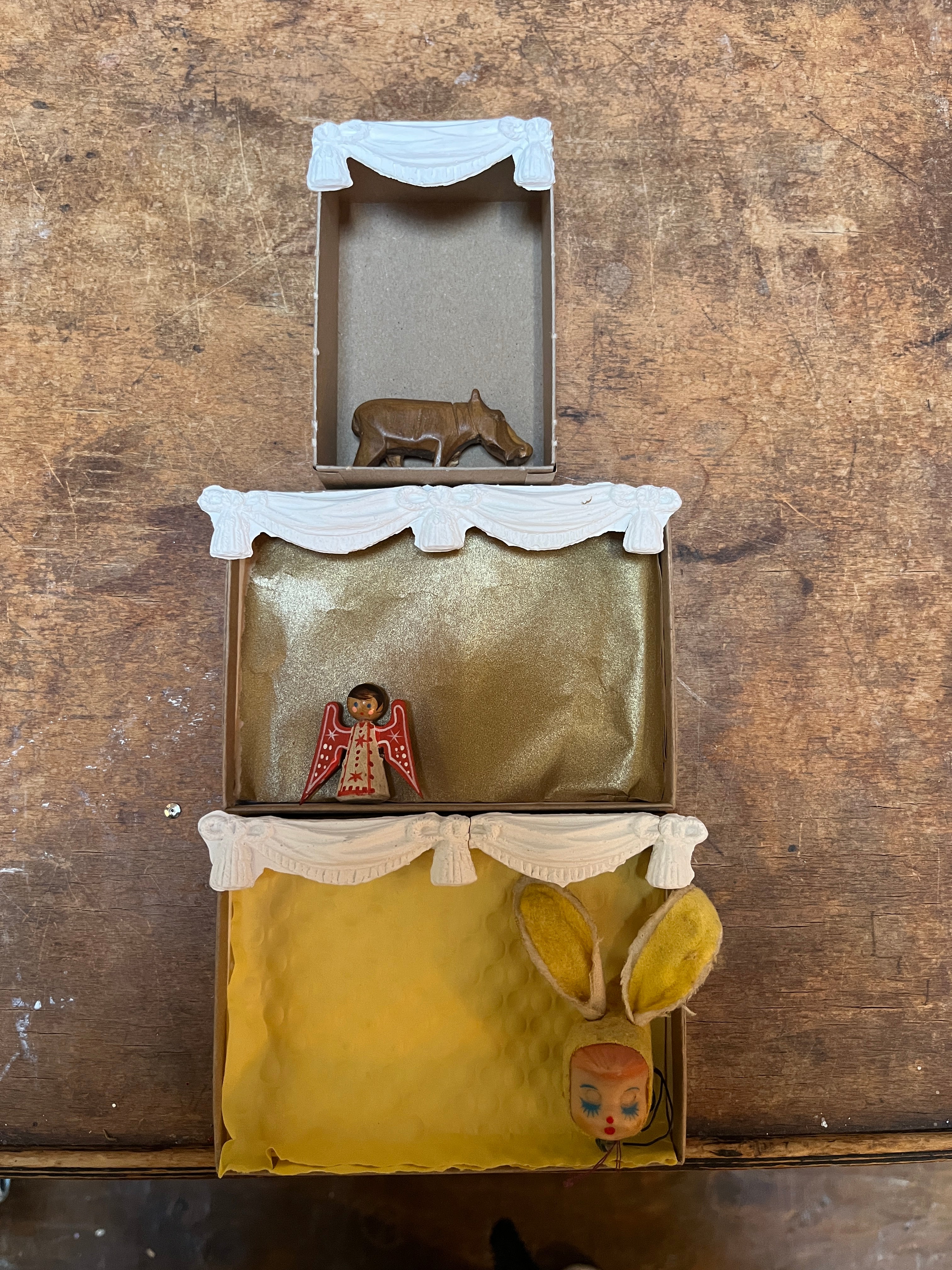 Plaster Shadowbox Stage - PARCEL