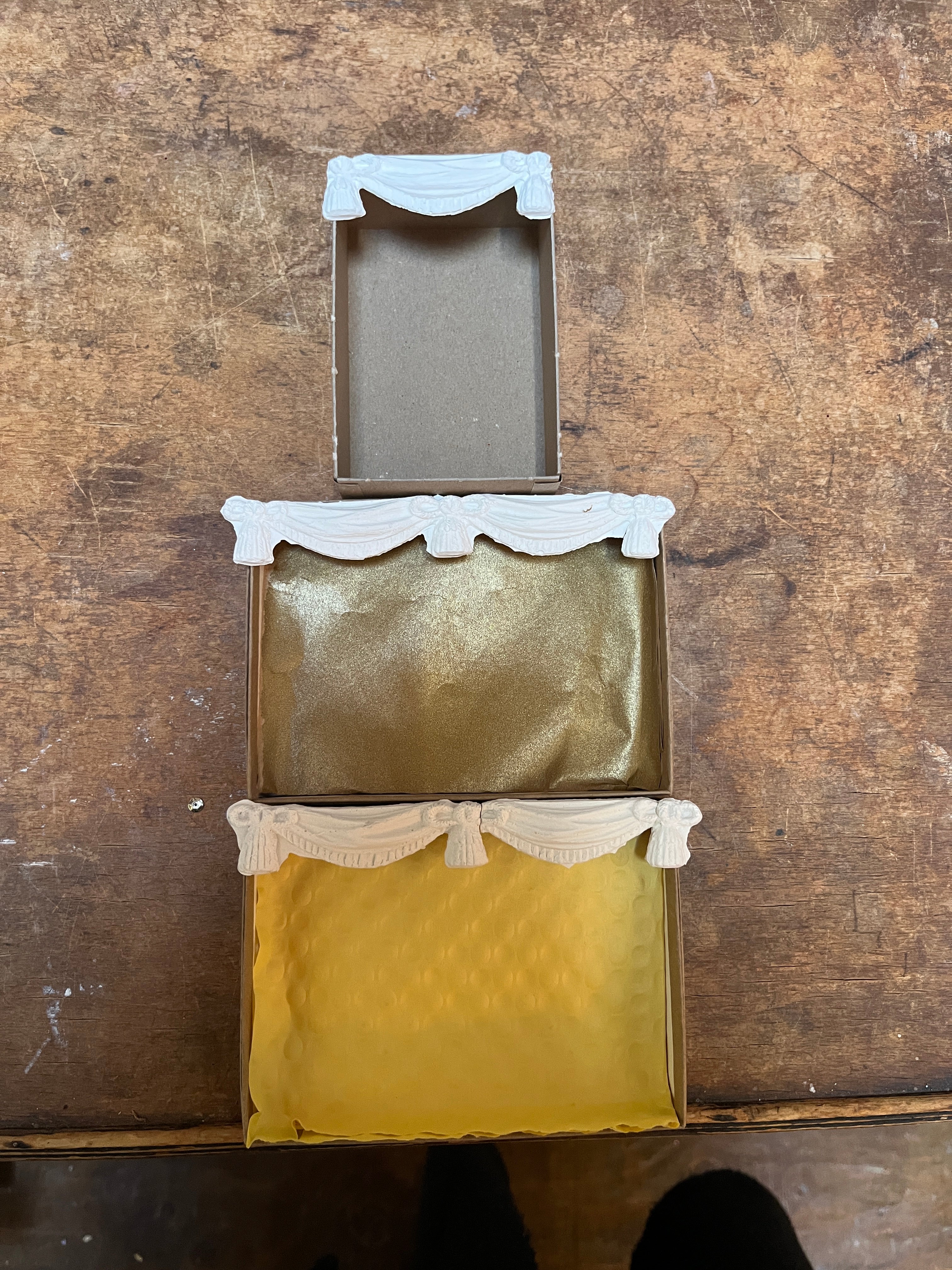 Plaster Shadowbox Stage - PARCEL