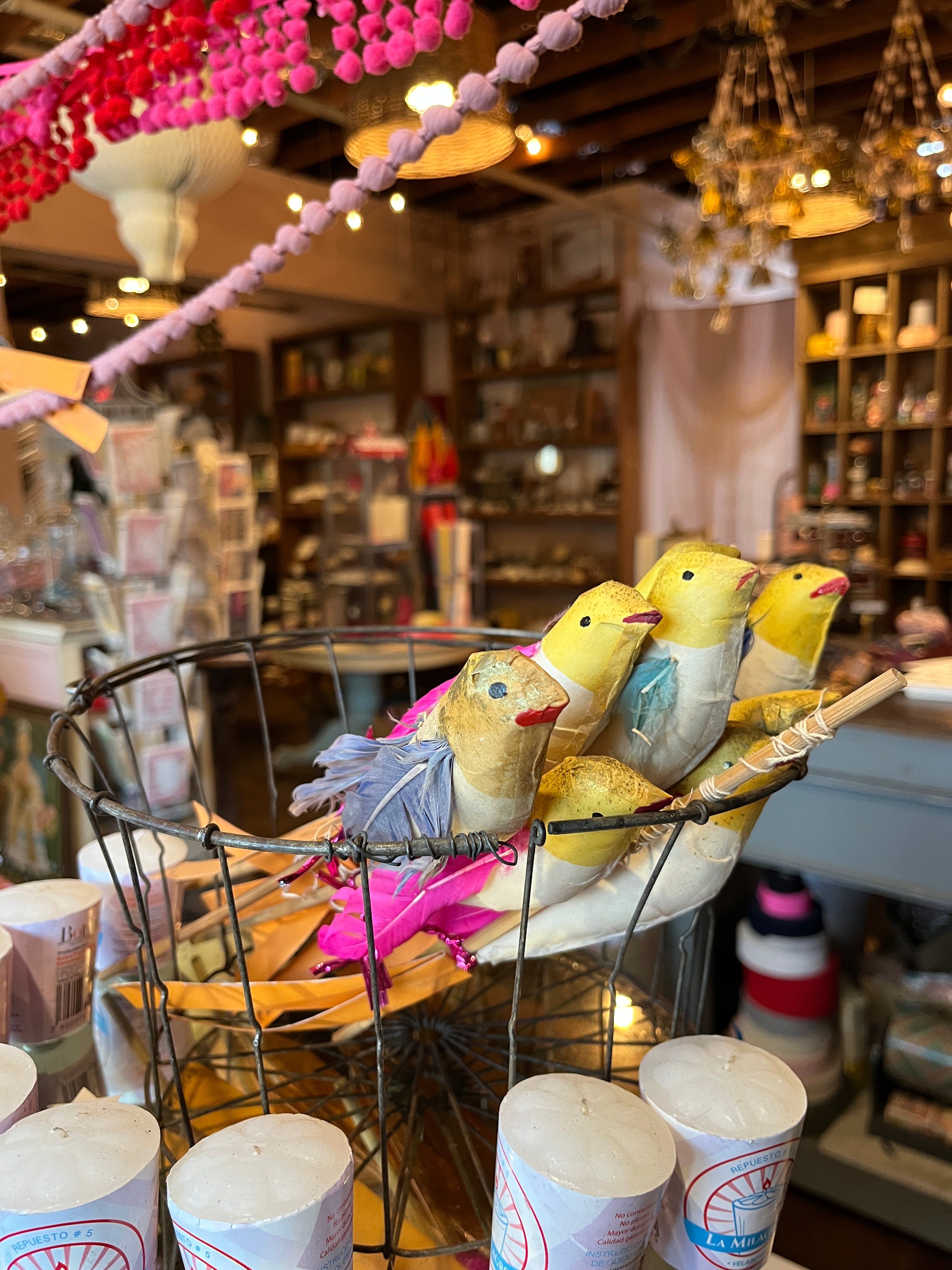 Vintage Paper Hanging Birds - PARCEL