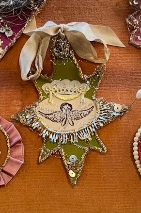 Handmade Reliquary Wall Hanging Work of Art