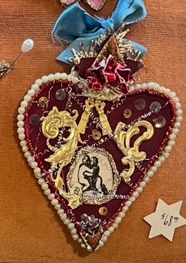 Handmade Reliquary Wall Hanging Work of Art