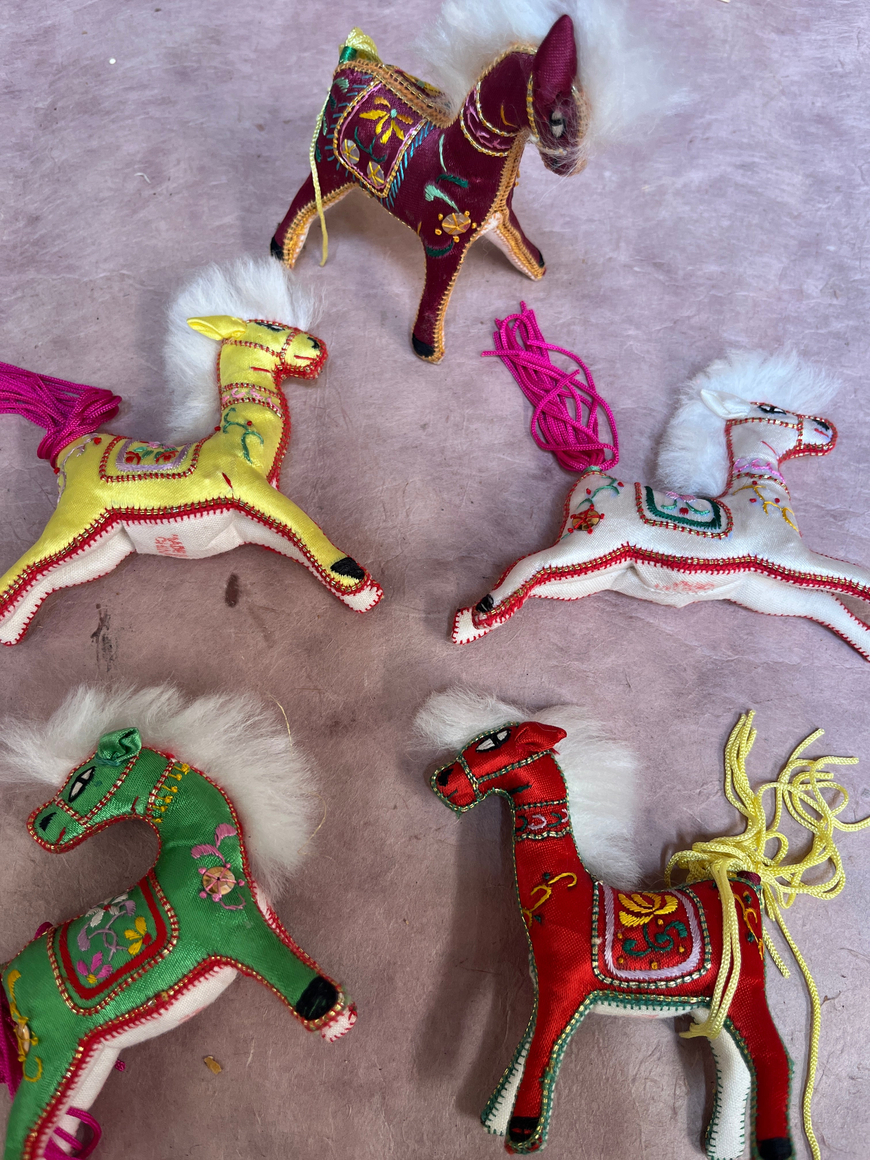 New Old Stock Satin Show Ponies