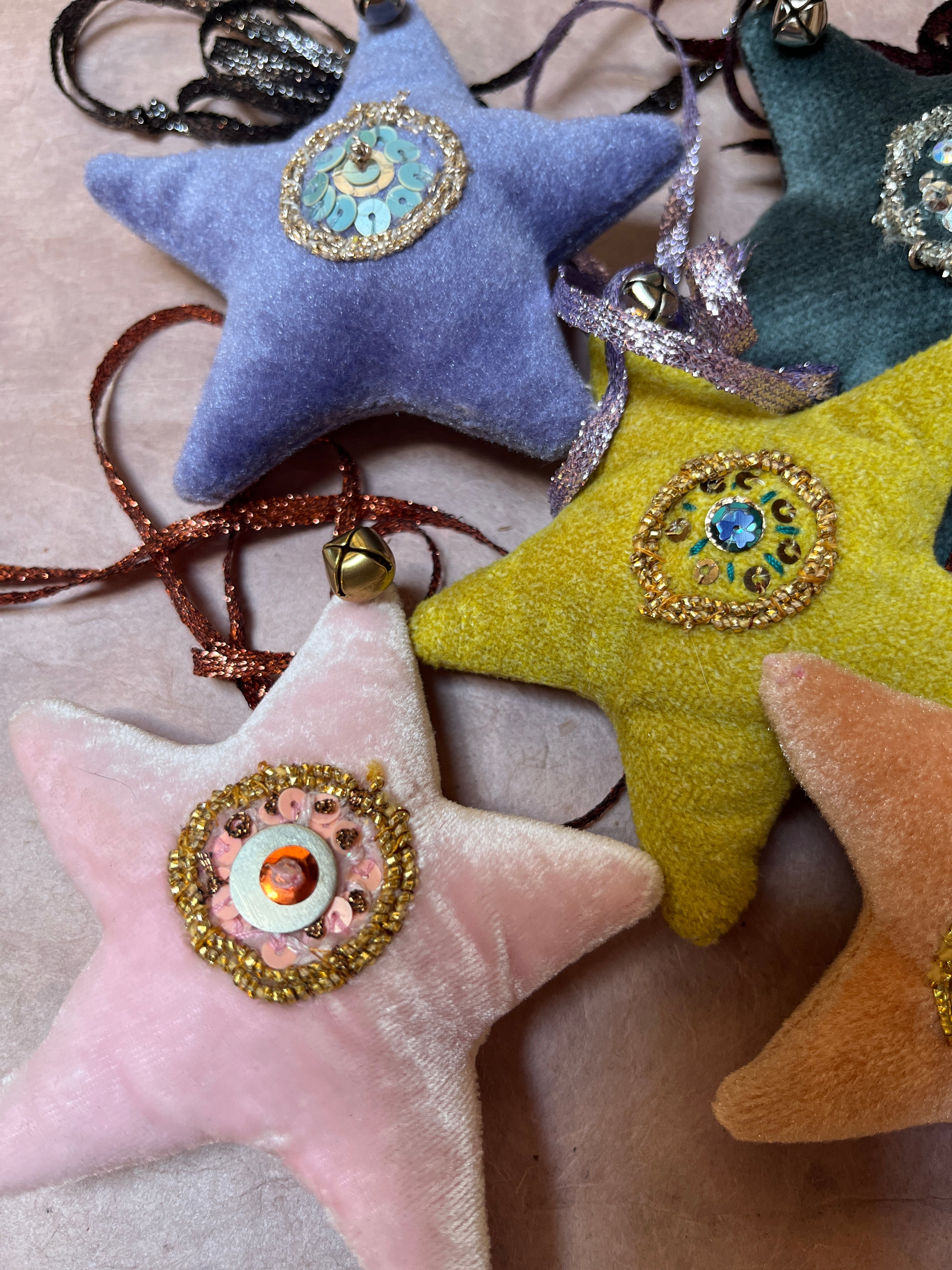 Handmade Velvet Star Amulets - PARCEL