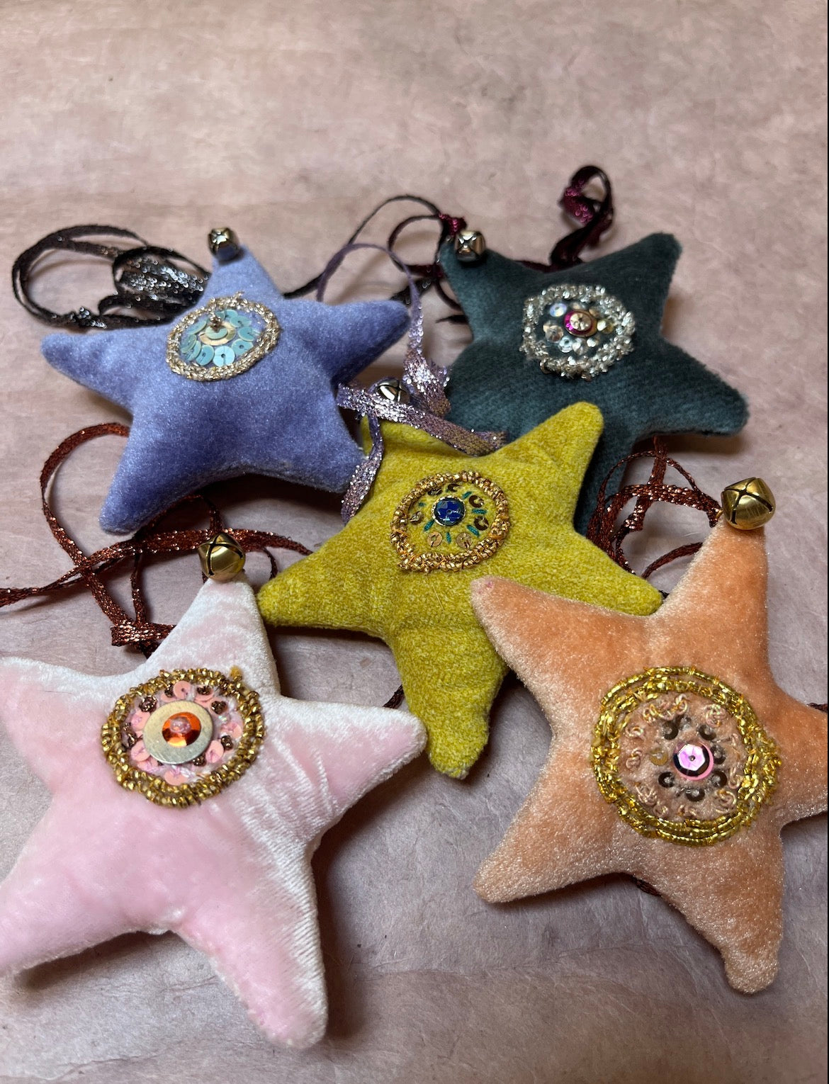 Handmade Velvet Star Amulets - PARCEL