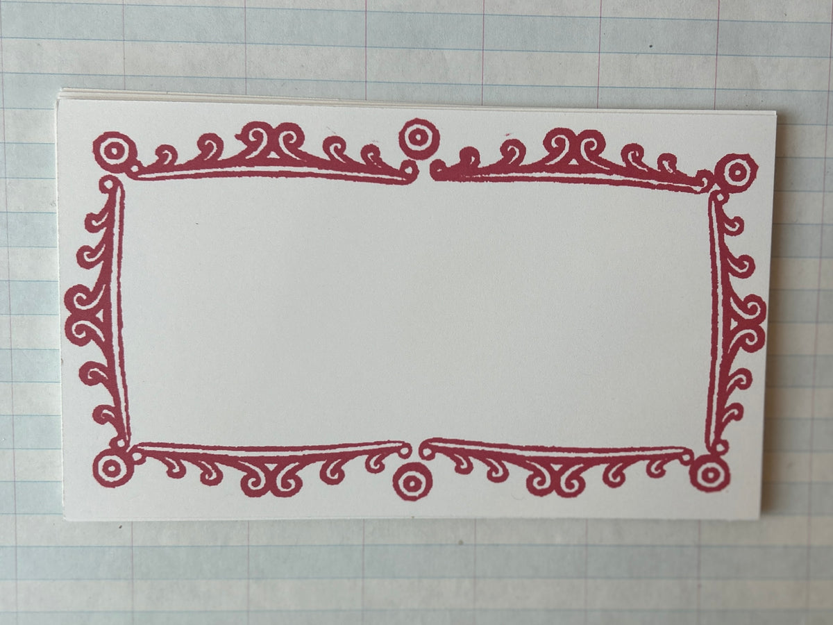 Stamp Frame Calling Cards | PARCEL