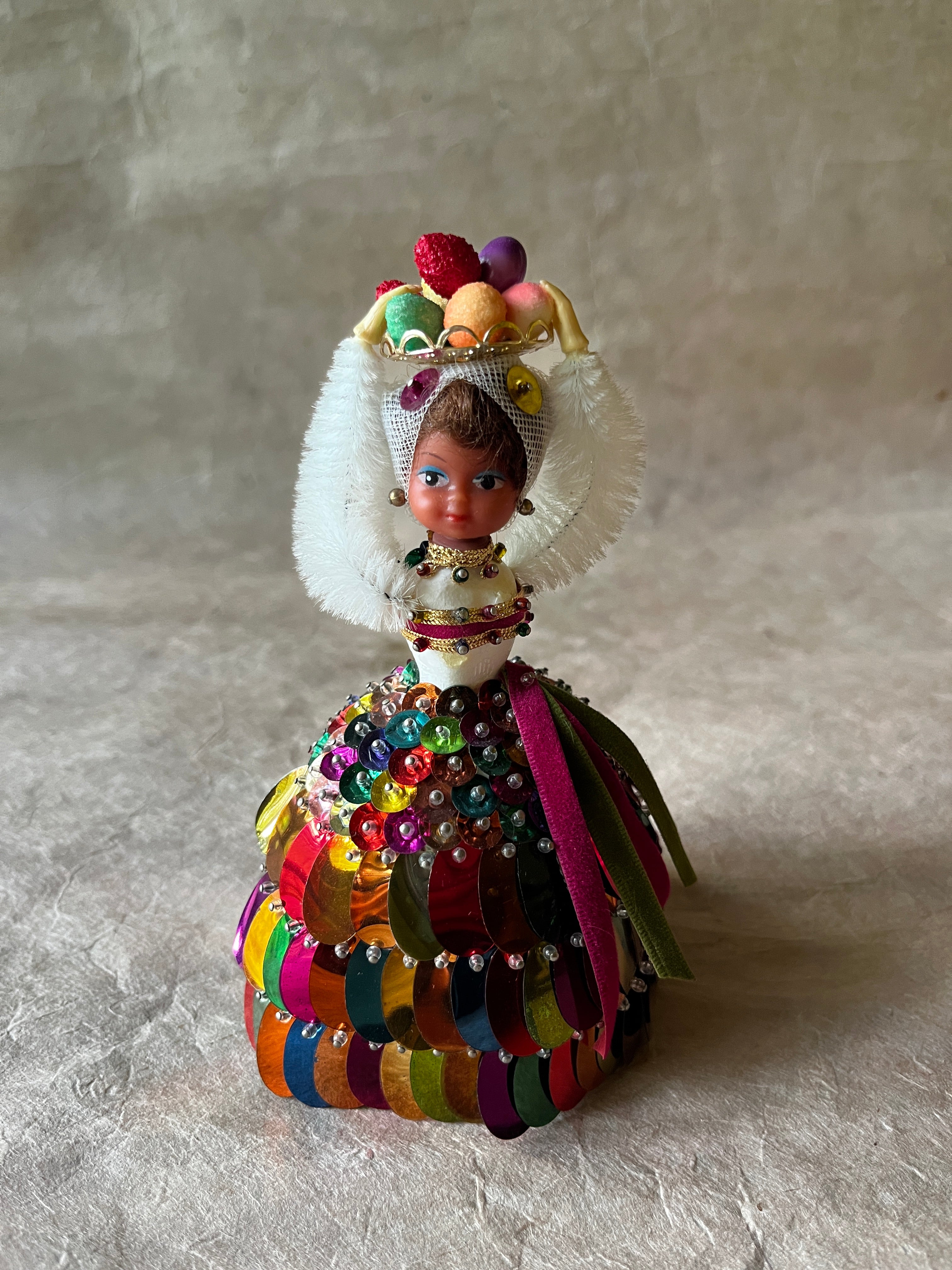 Vintage Beaded Pin Dolls