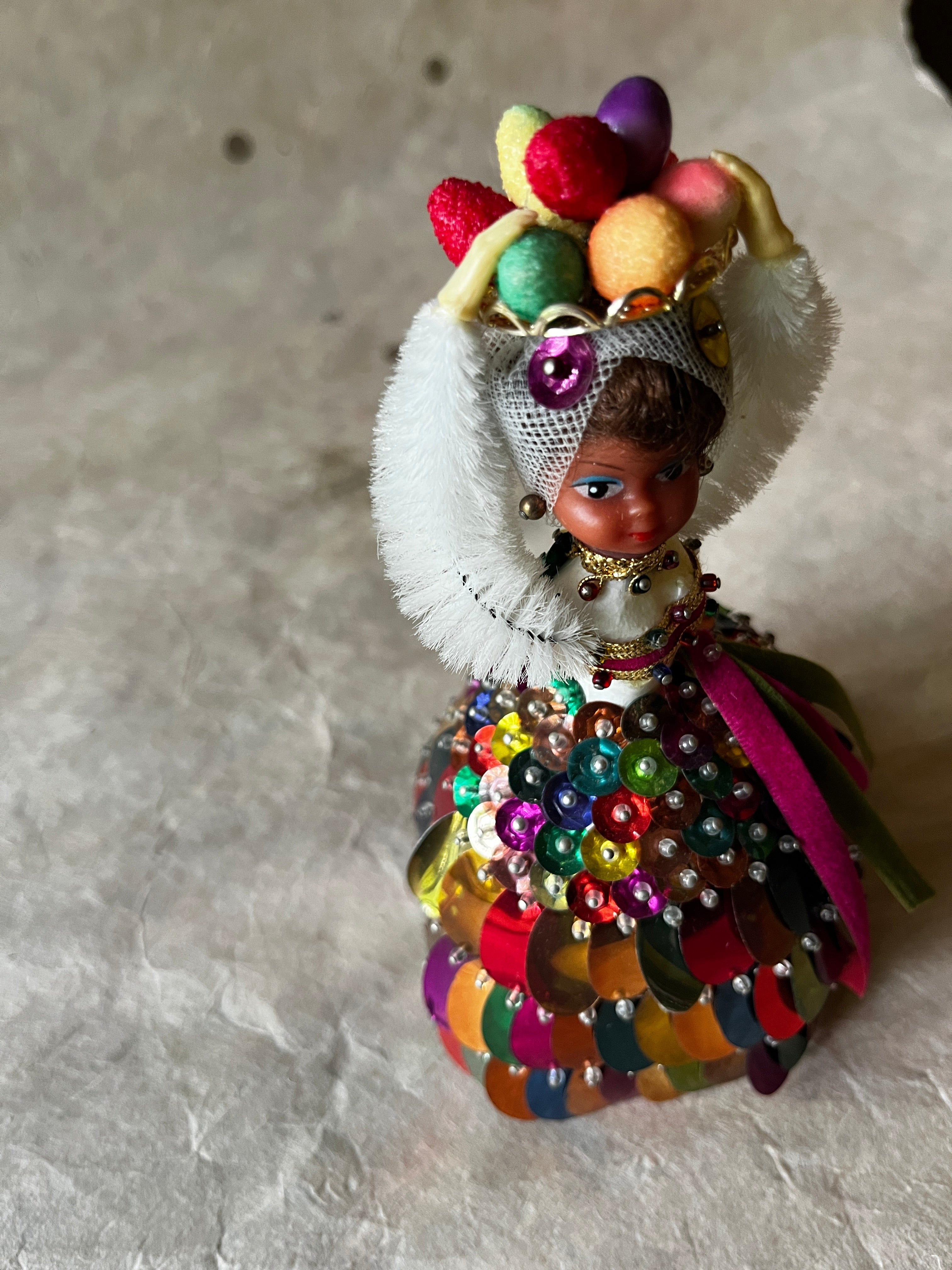Vintage Beaded Pin Dolls