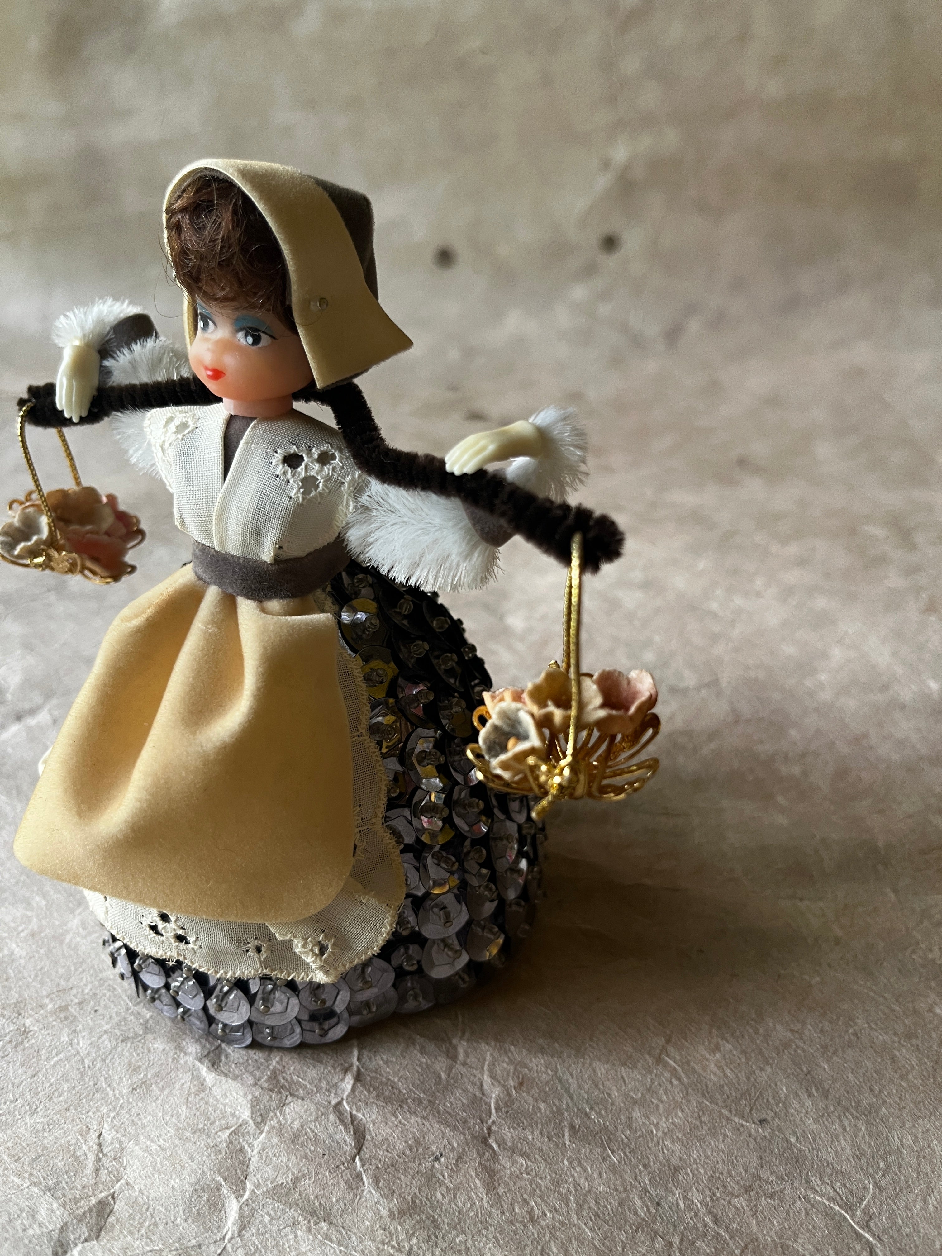 Vintage Beaded Pin Dolls