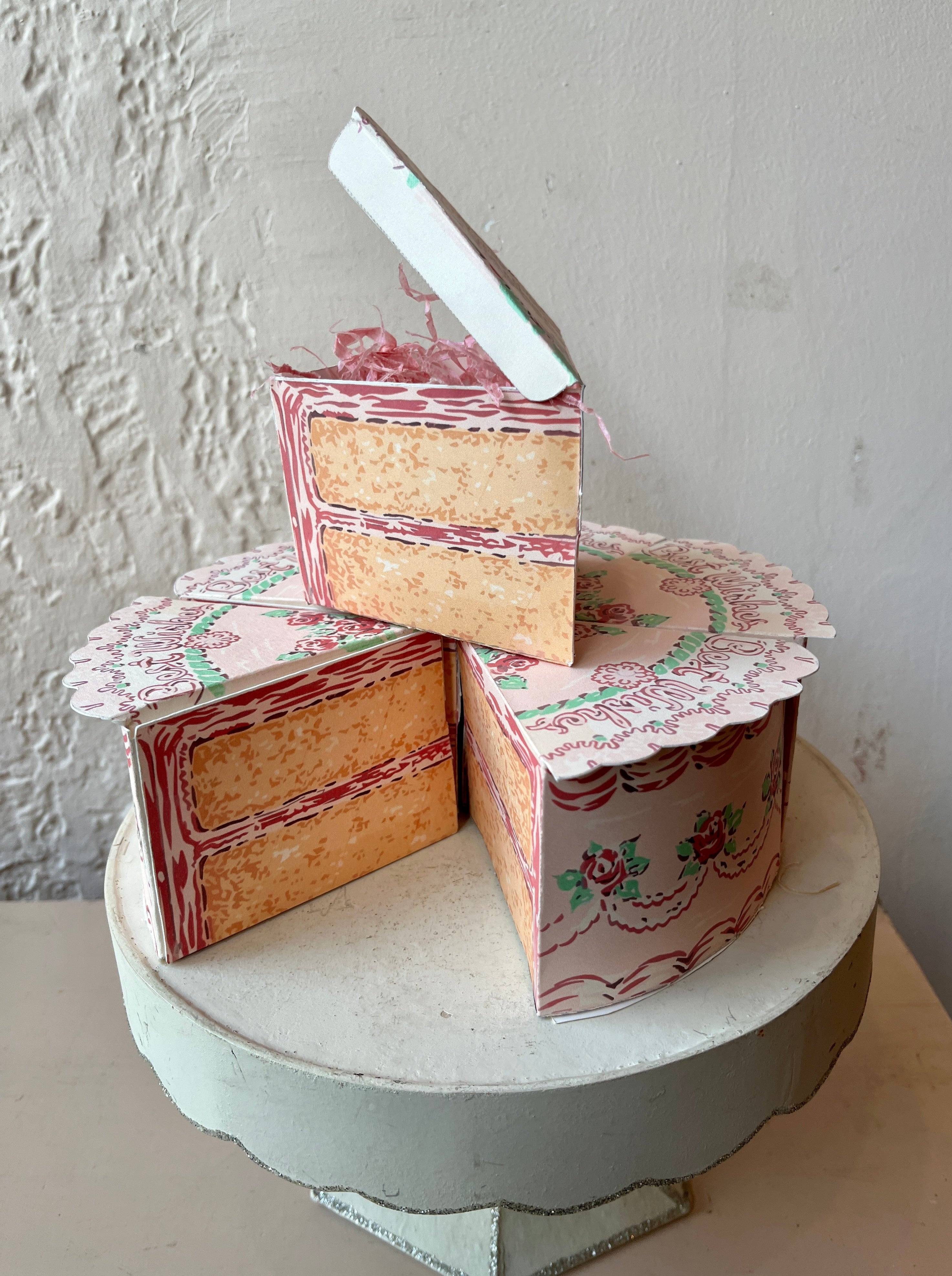 Slice of Cake Boxes