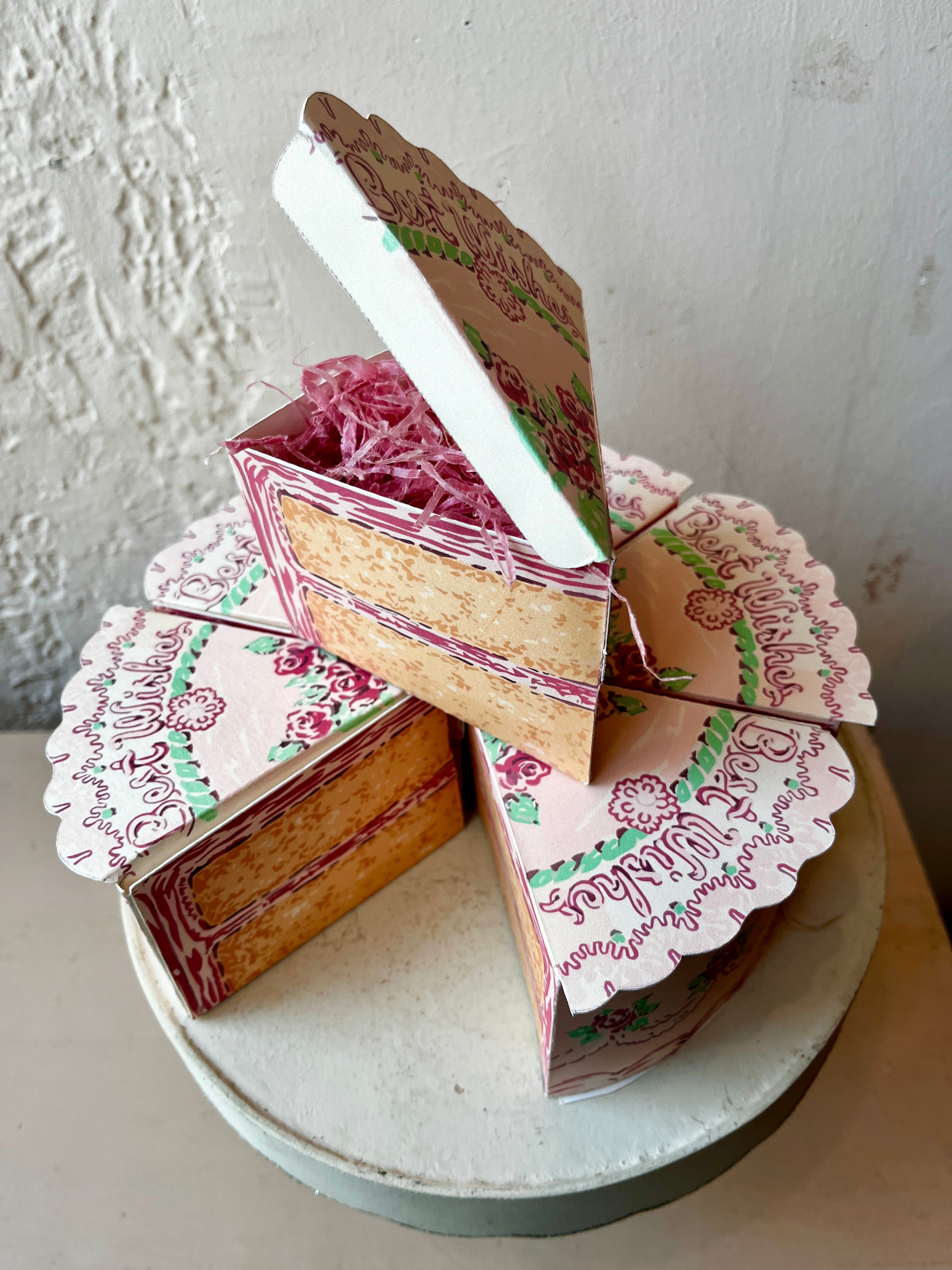 Slice of Cake Boxes