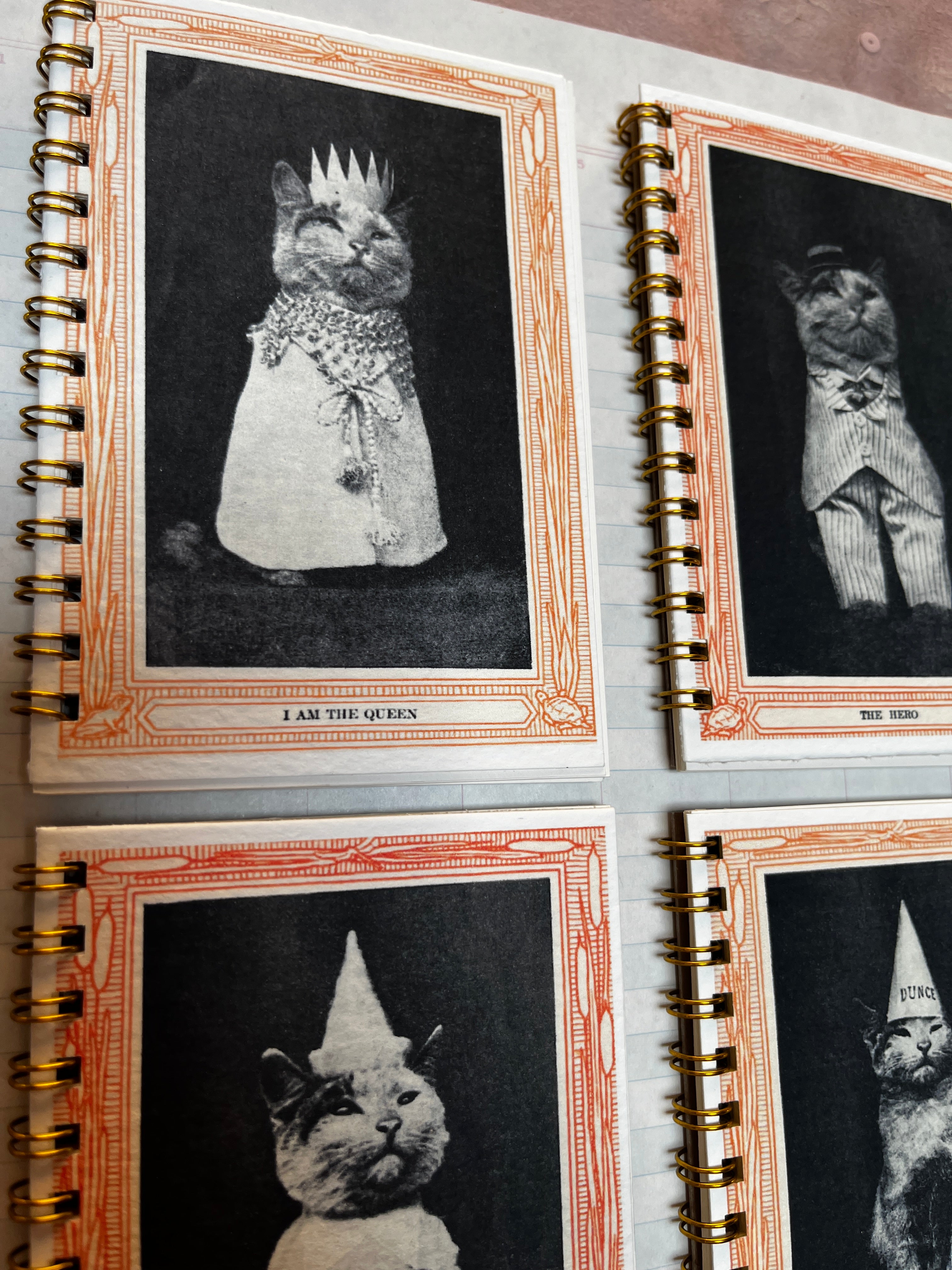 Cool Cat Portrait Mini Notebooks
