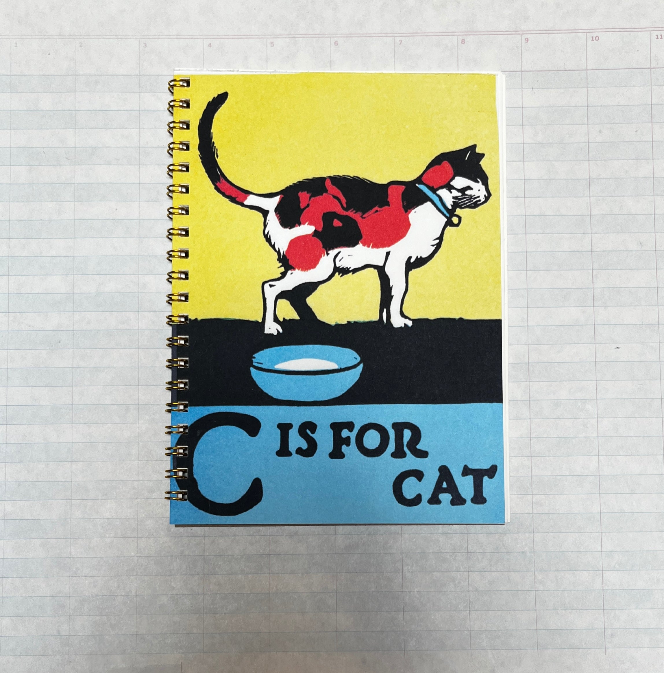 C is for Cat Handmade Notebook