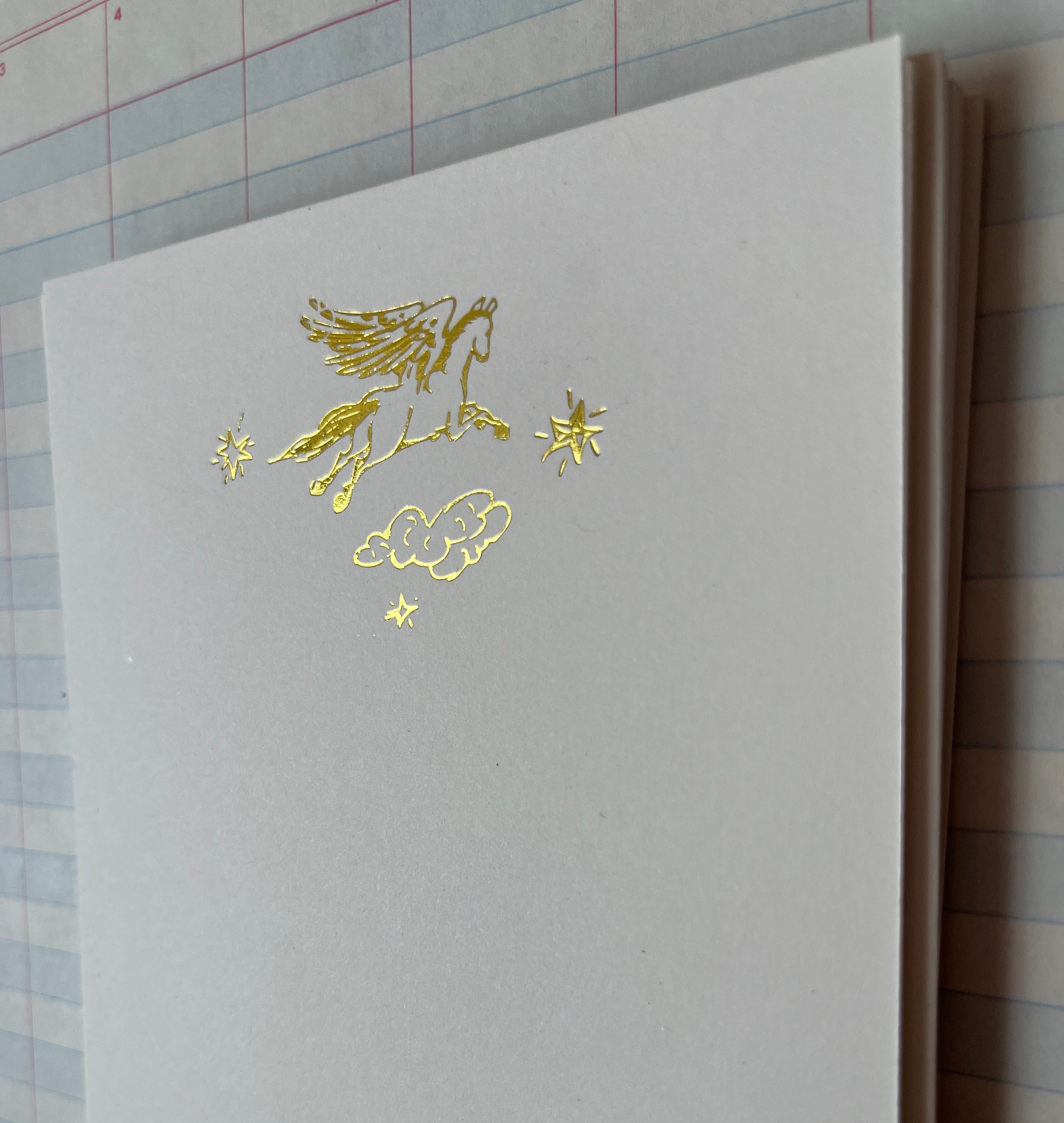 Pegasus Foil-Pressed Notecards