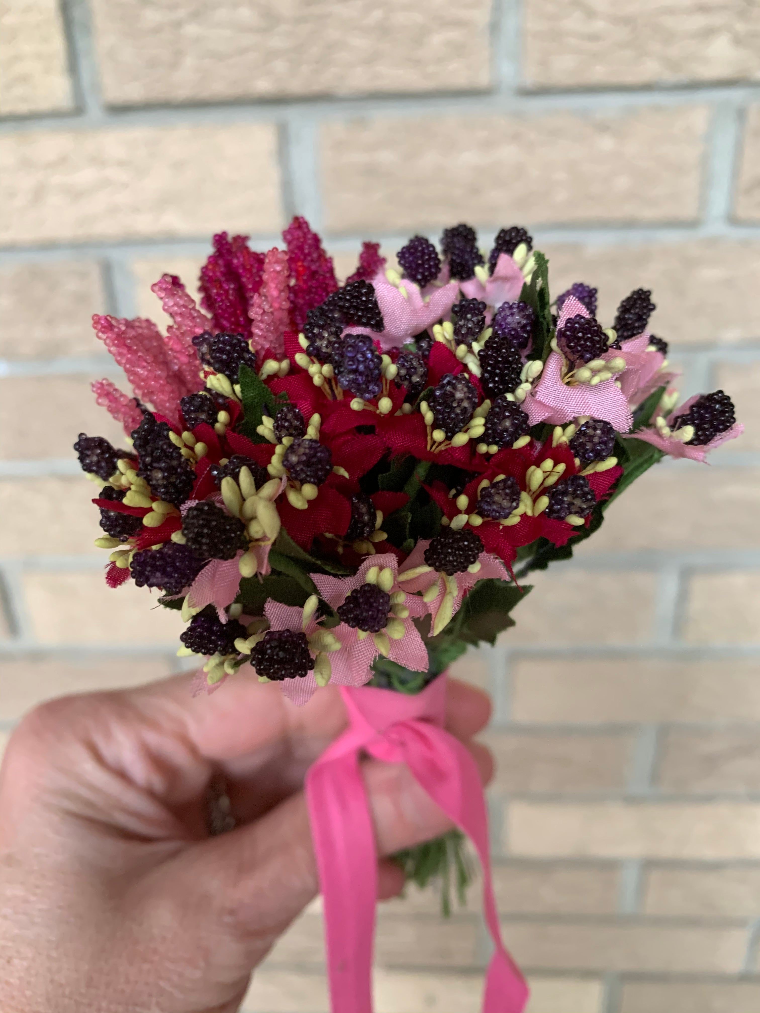 Vintage Sugared Berries and Stamen