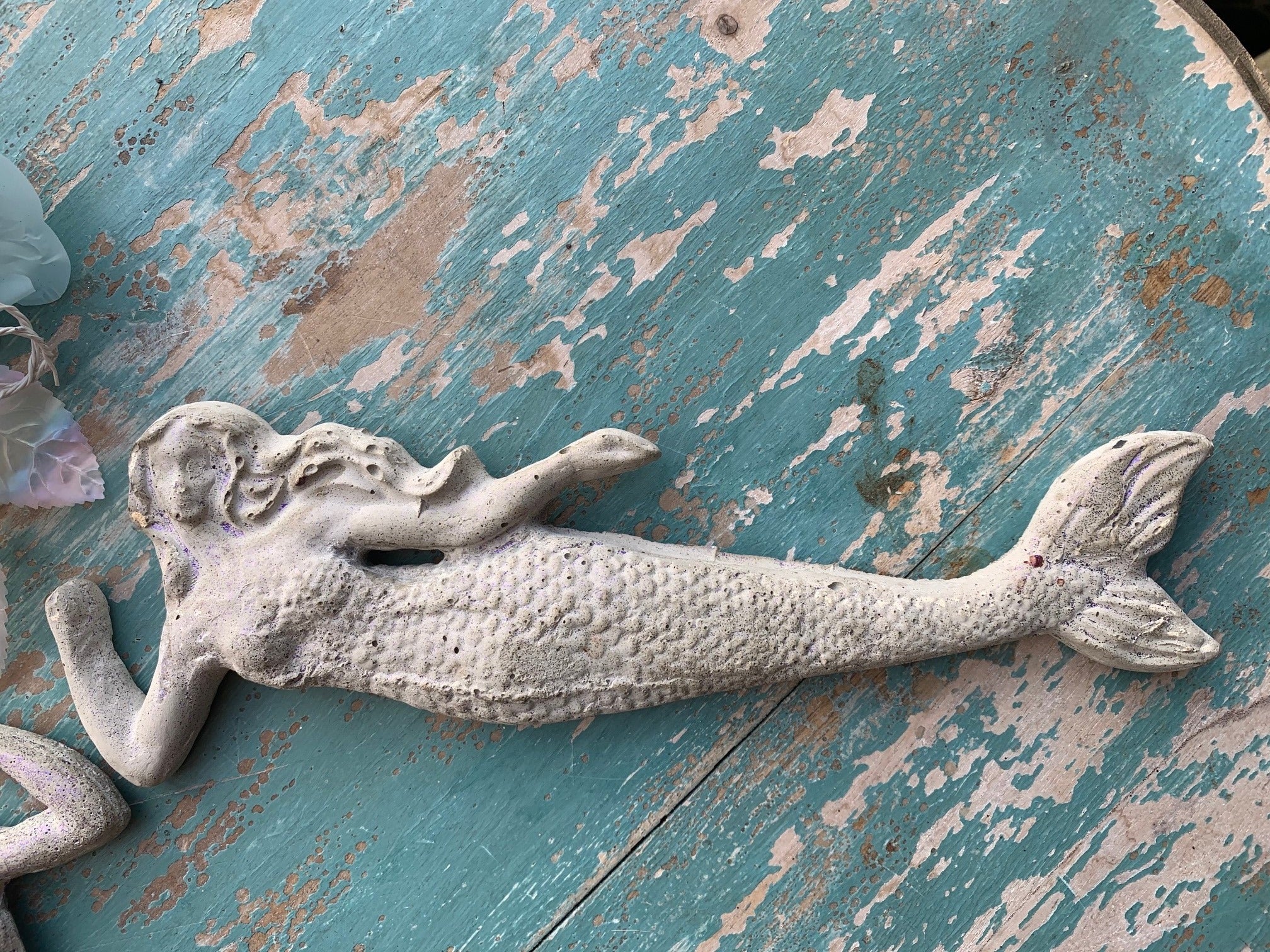 Concrete Mermaid Ornament - PARCEL