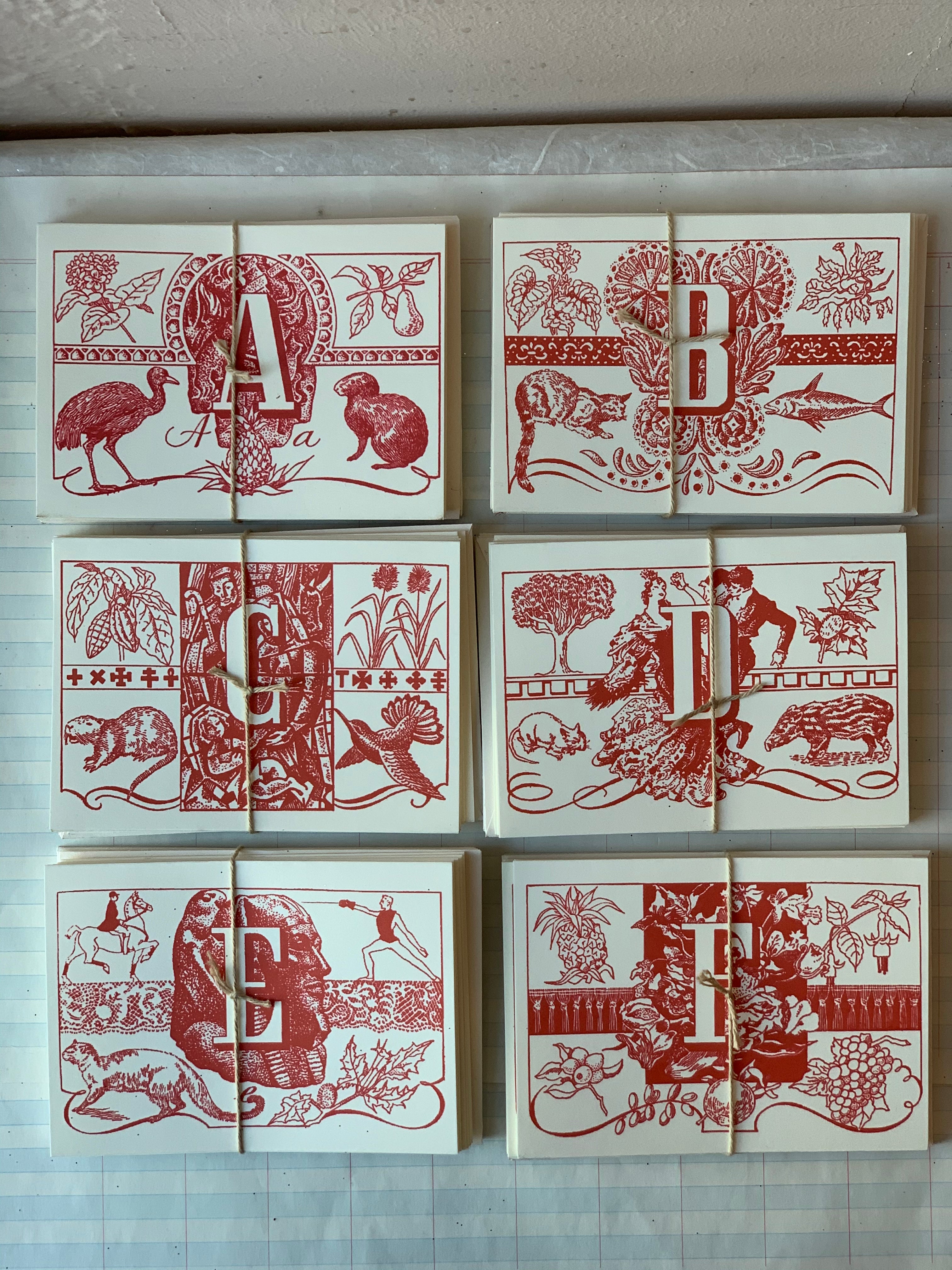 Spanish Monogram Notecards