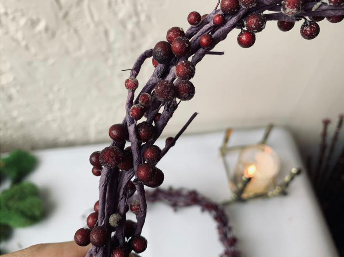 Sugared Berry Wreath