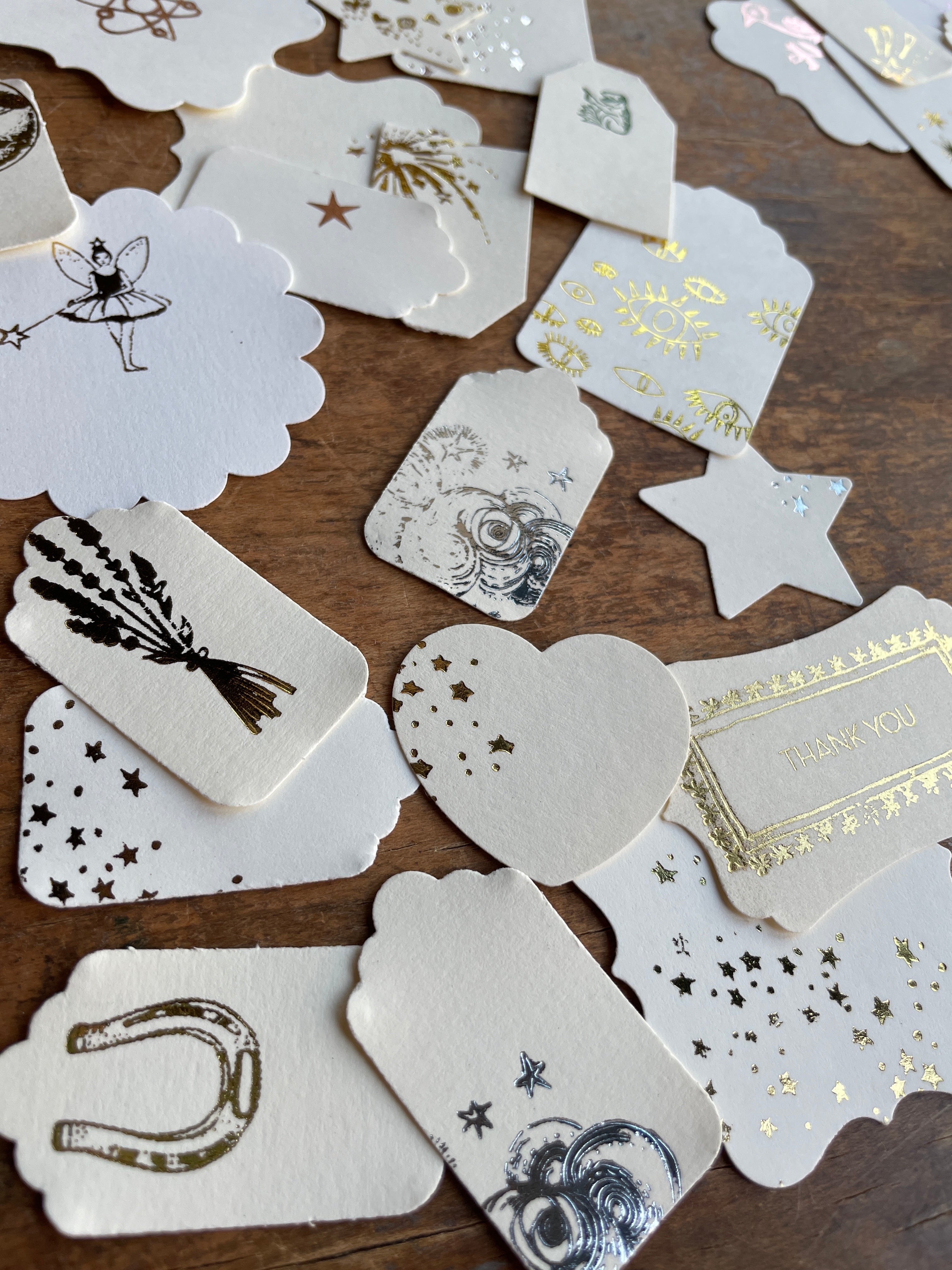 ‘Misfits’ Assorted Foil-Pressed Gift Tags