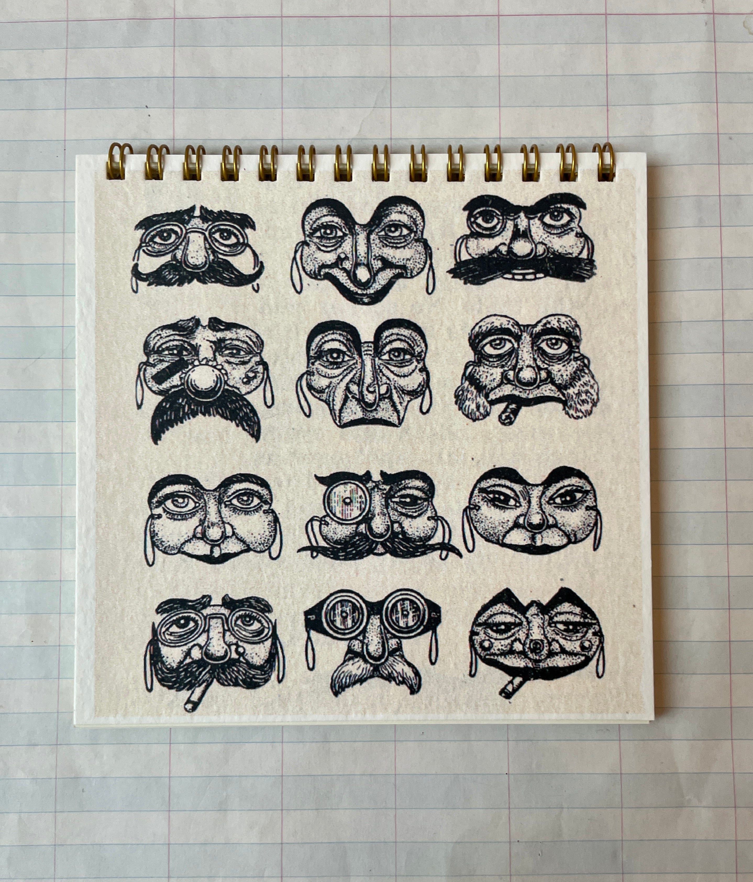 Mad Masks Square Notebook