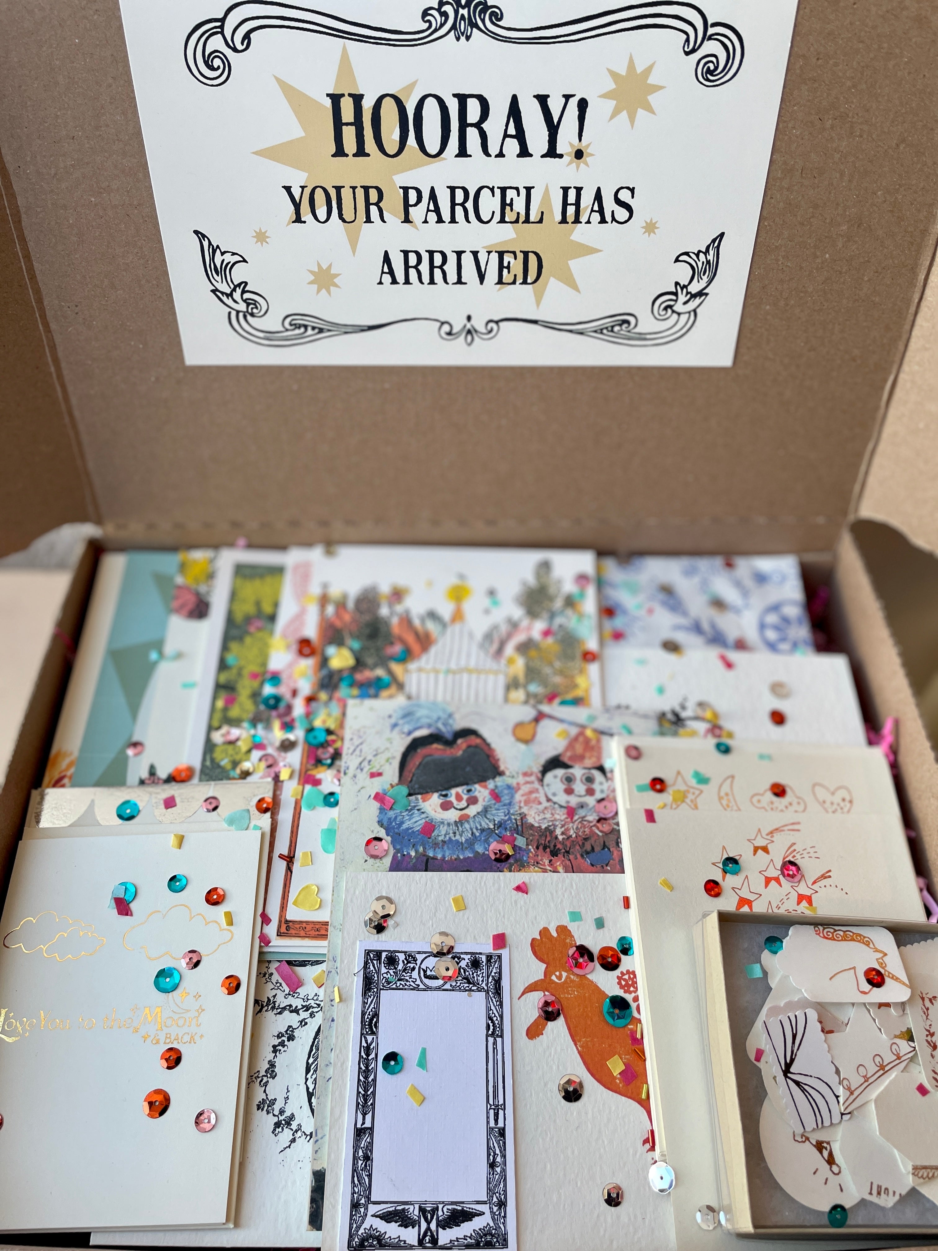 Parcel Paper Goods Subscription Box  - Misfits, Oddballs and Happy Accidents