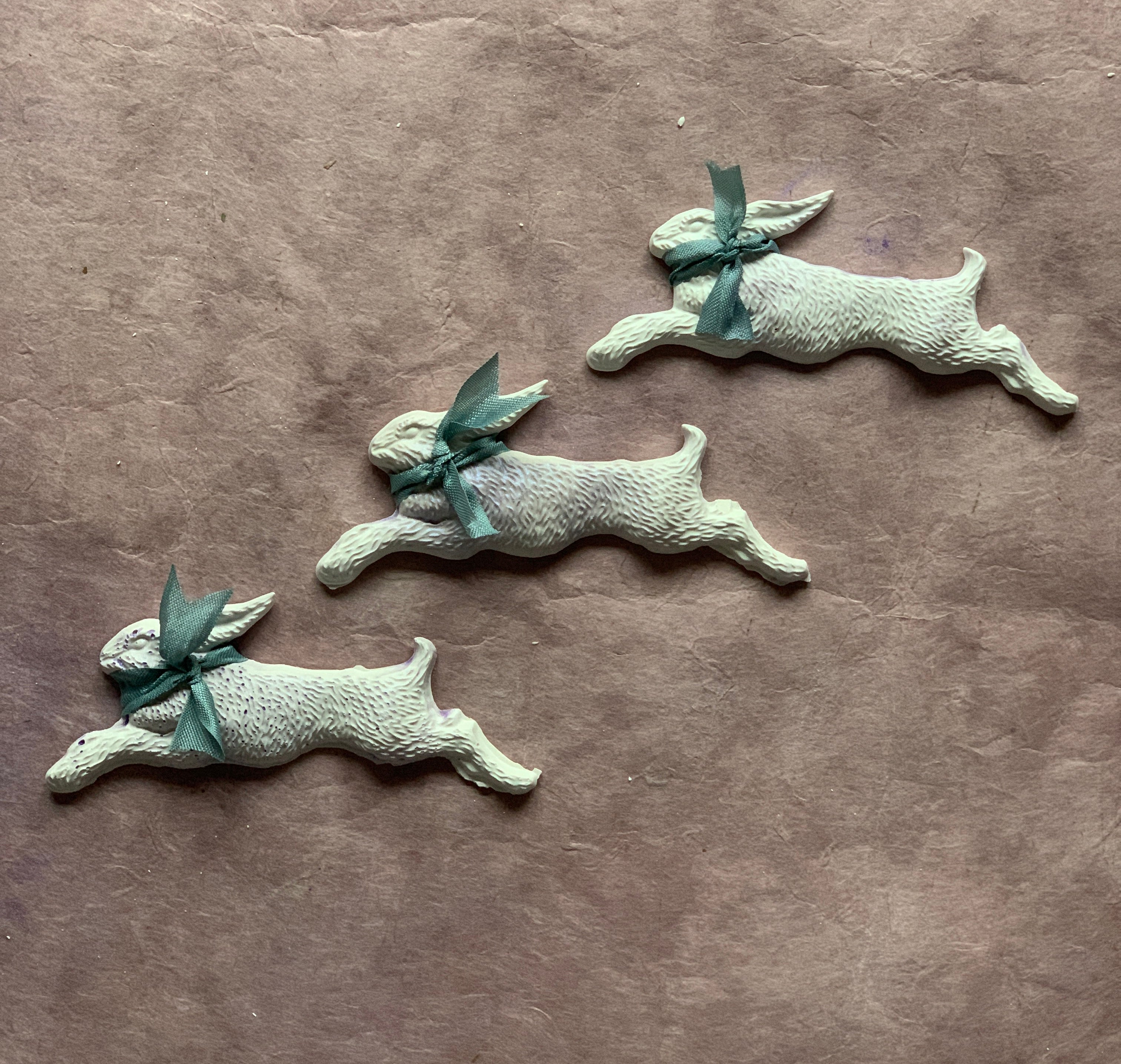 Jumping Hare Plaster Tokens