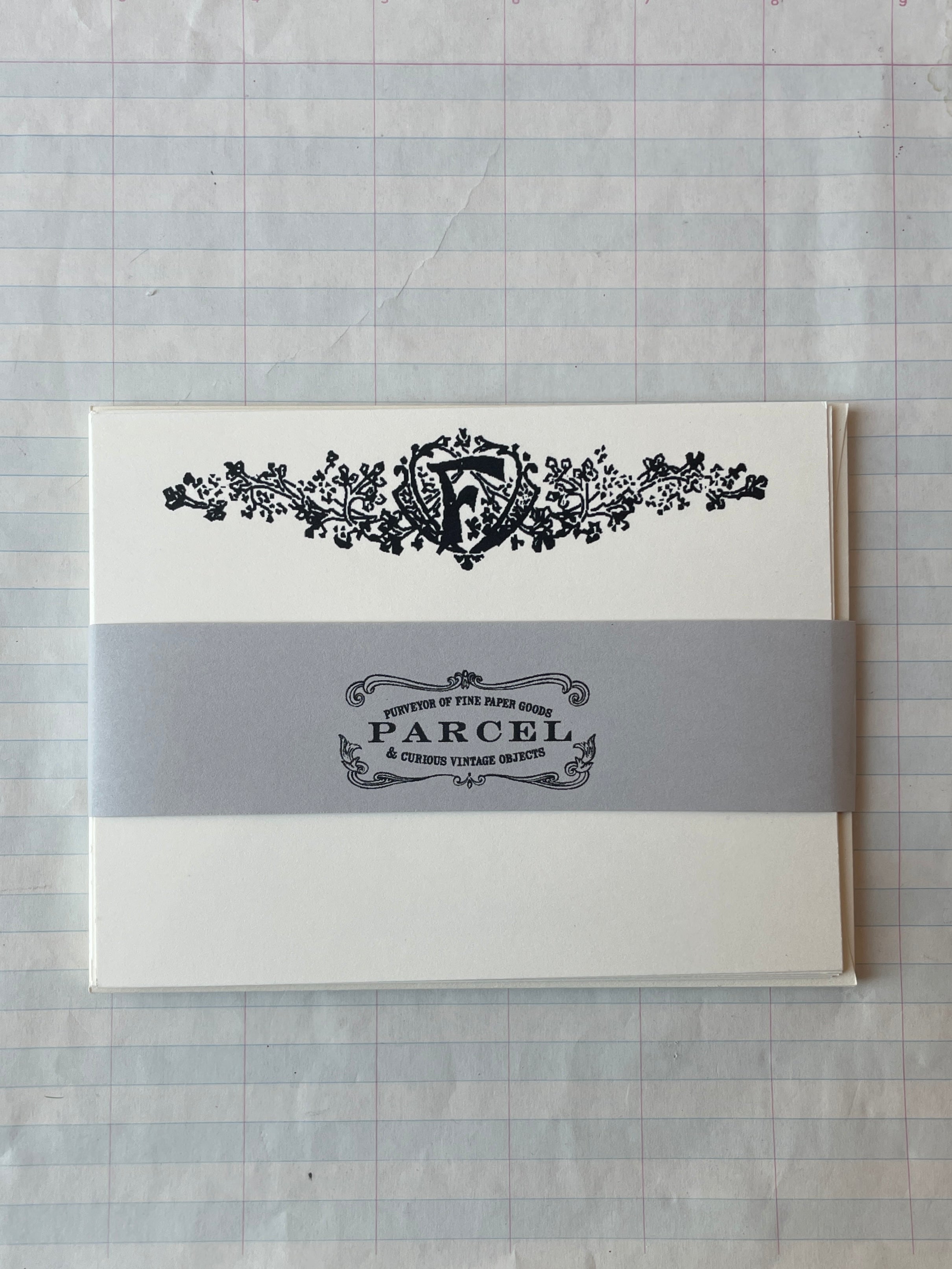 Nouveau Monogram Notecards