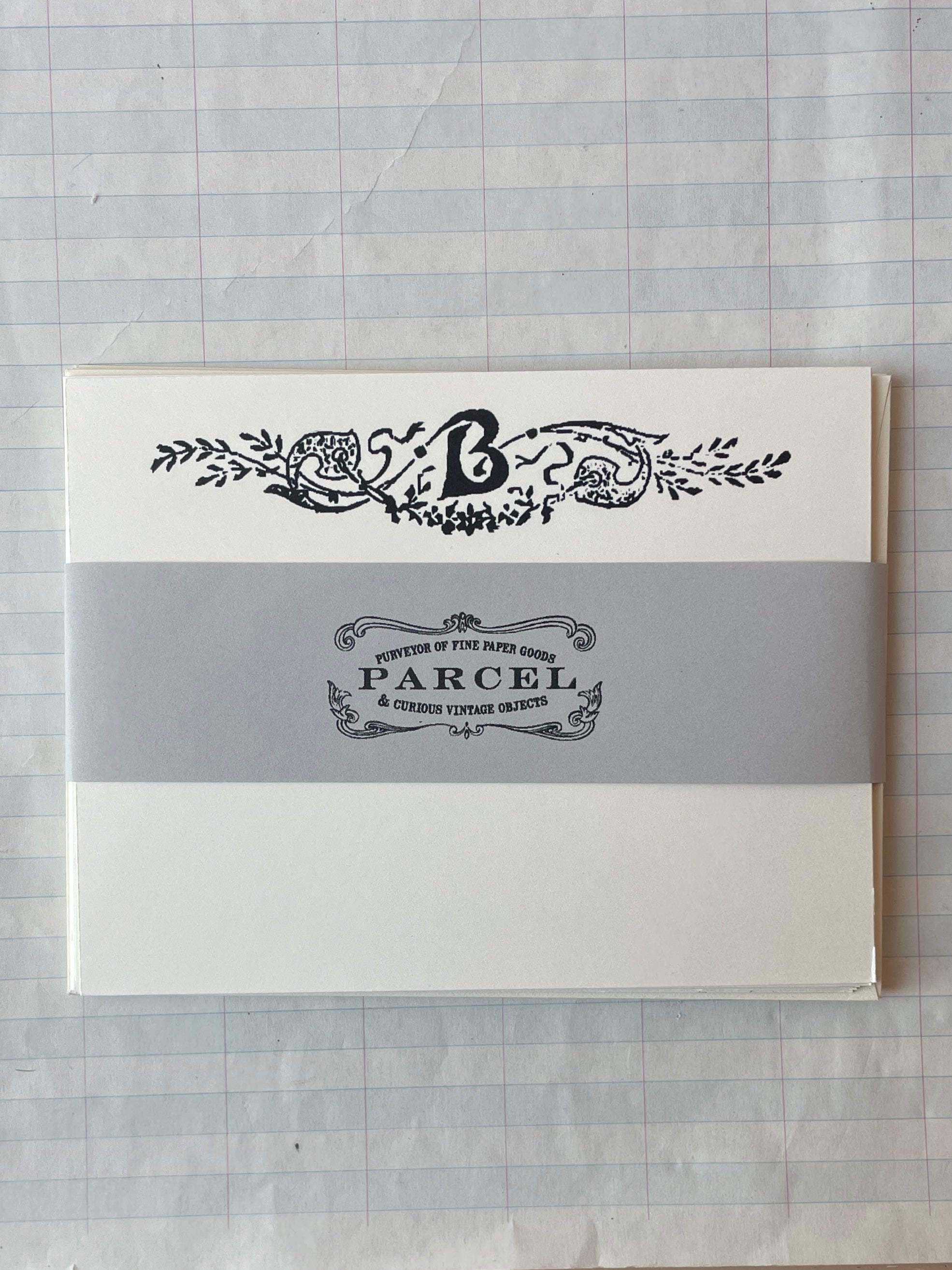 Nouveau Monogram Notecards