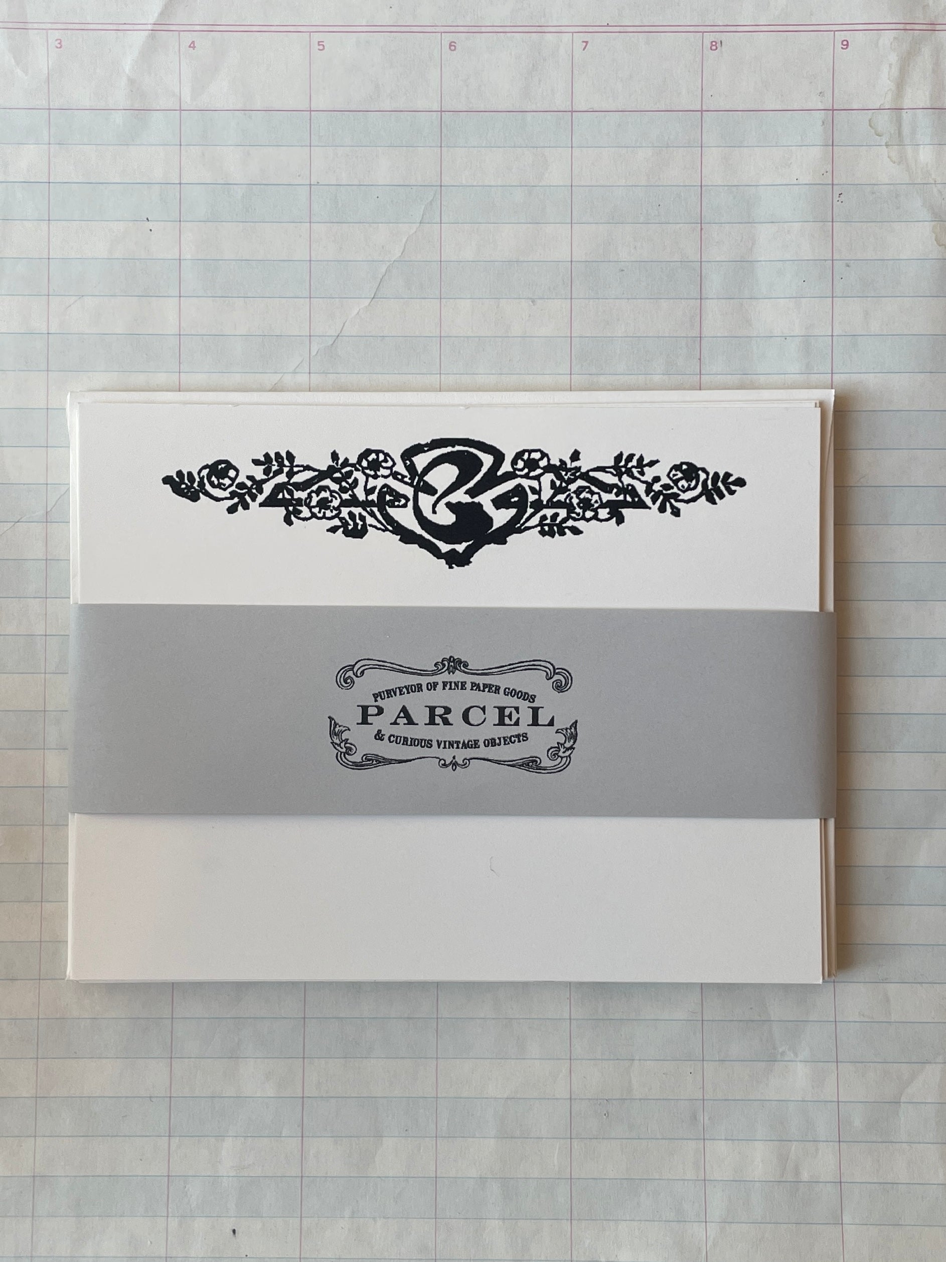 Nouveau Monogram Notecards