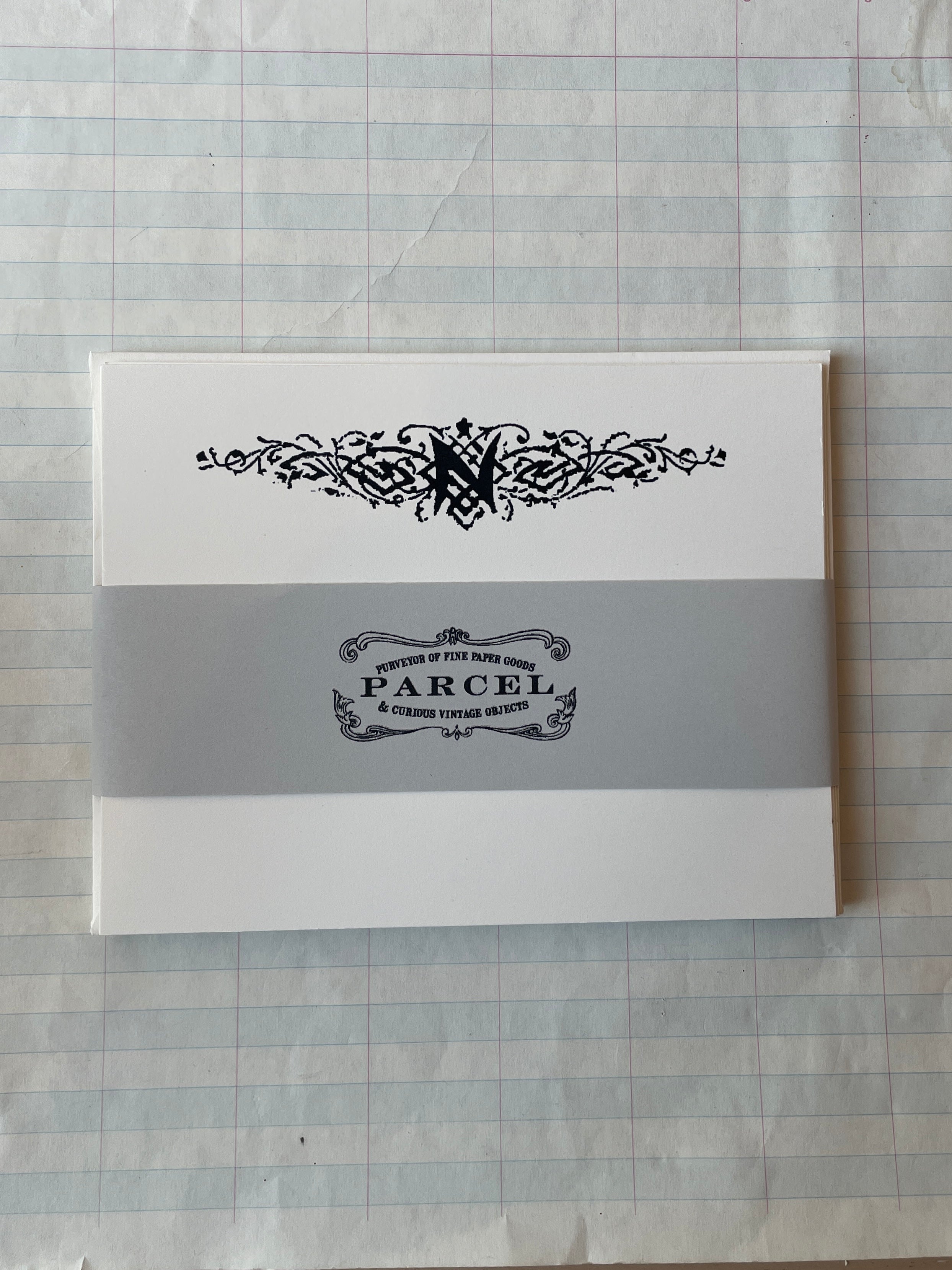 Nouveau Monogram Notecards