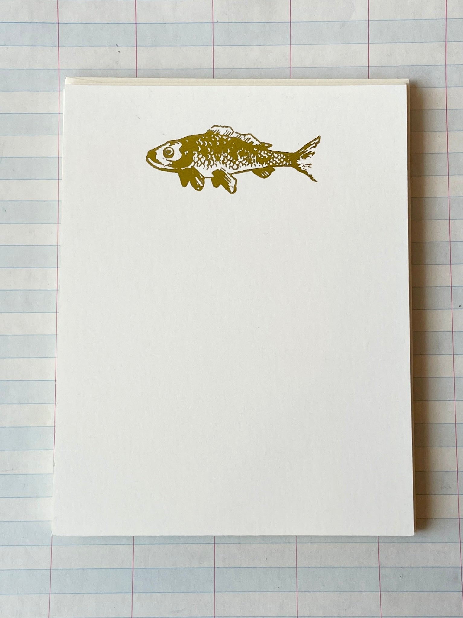 Foil pressed Fish Card - PARCEL