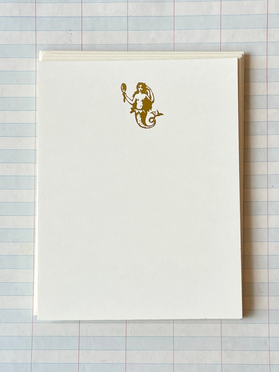 Foil Pressed Mermaid Card - PARCEL