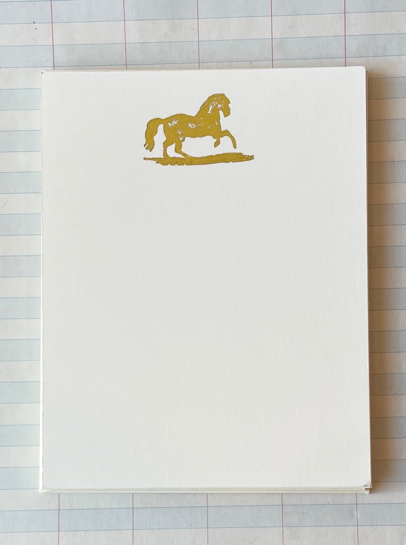 Foil Pressed Horse Card - PARCEL
