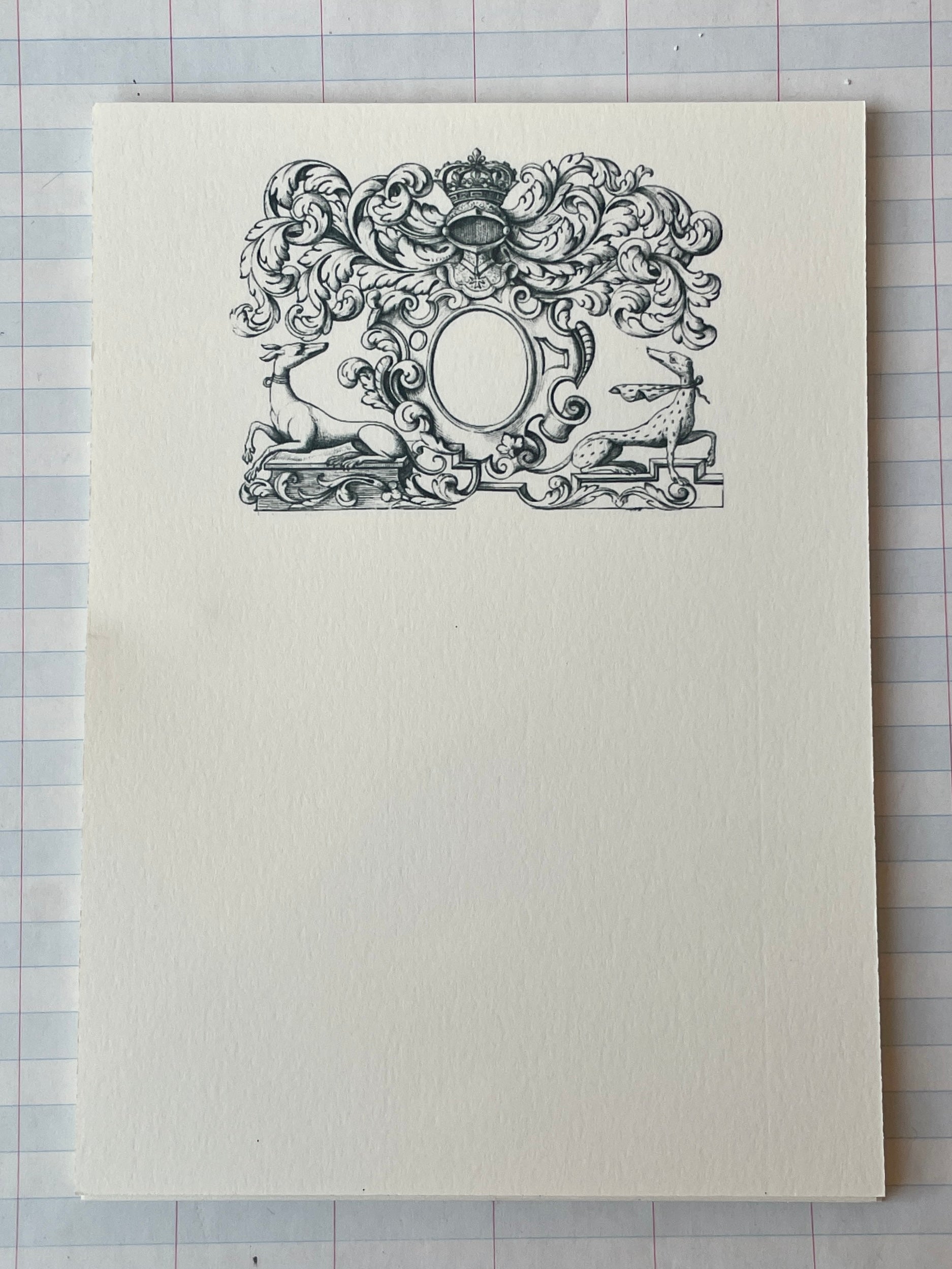 Regal Crests Printed Stationery
