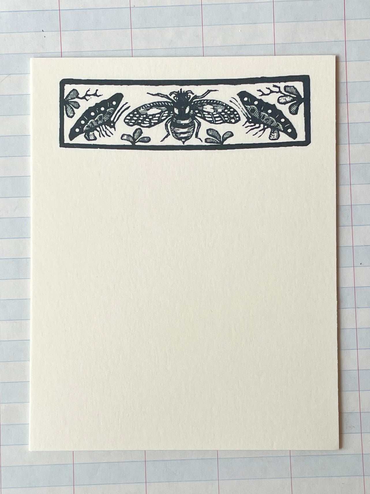 Quaint Woodcut Notecards