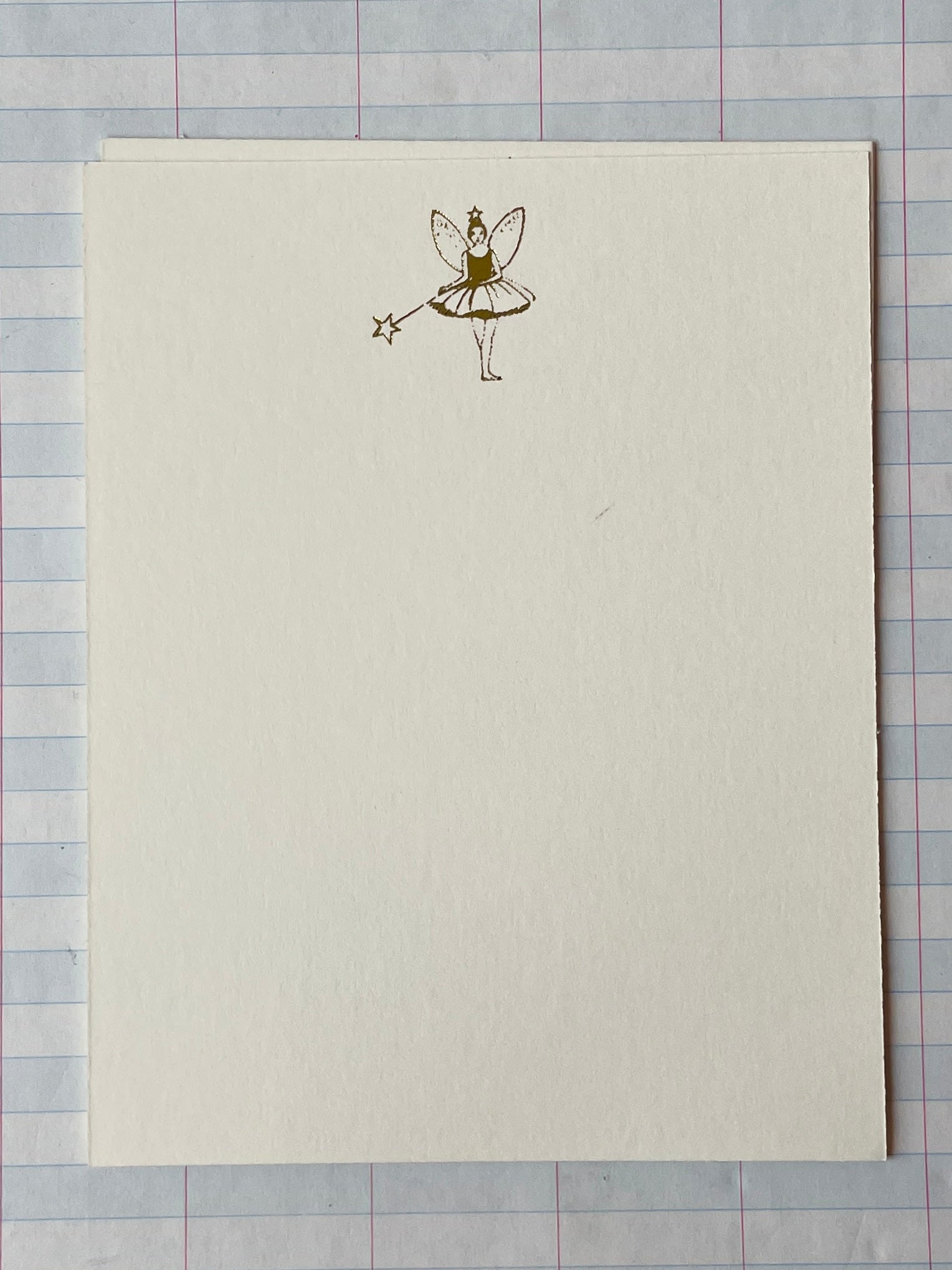 Foil Pressed Fairy Card - PARCEL