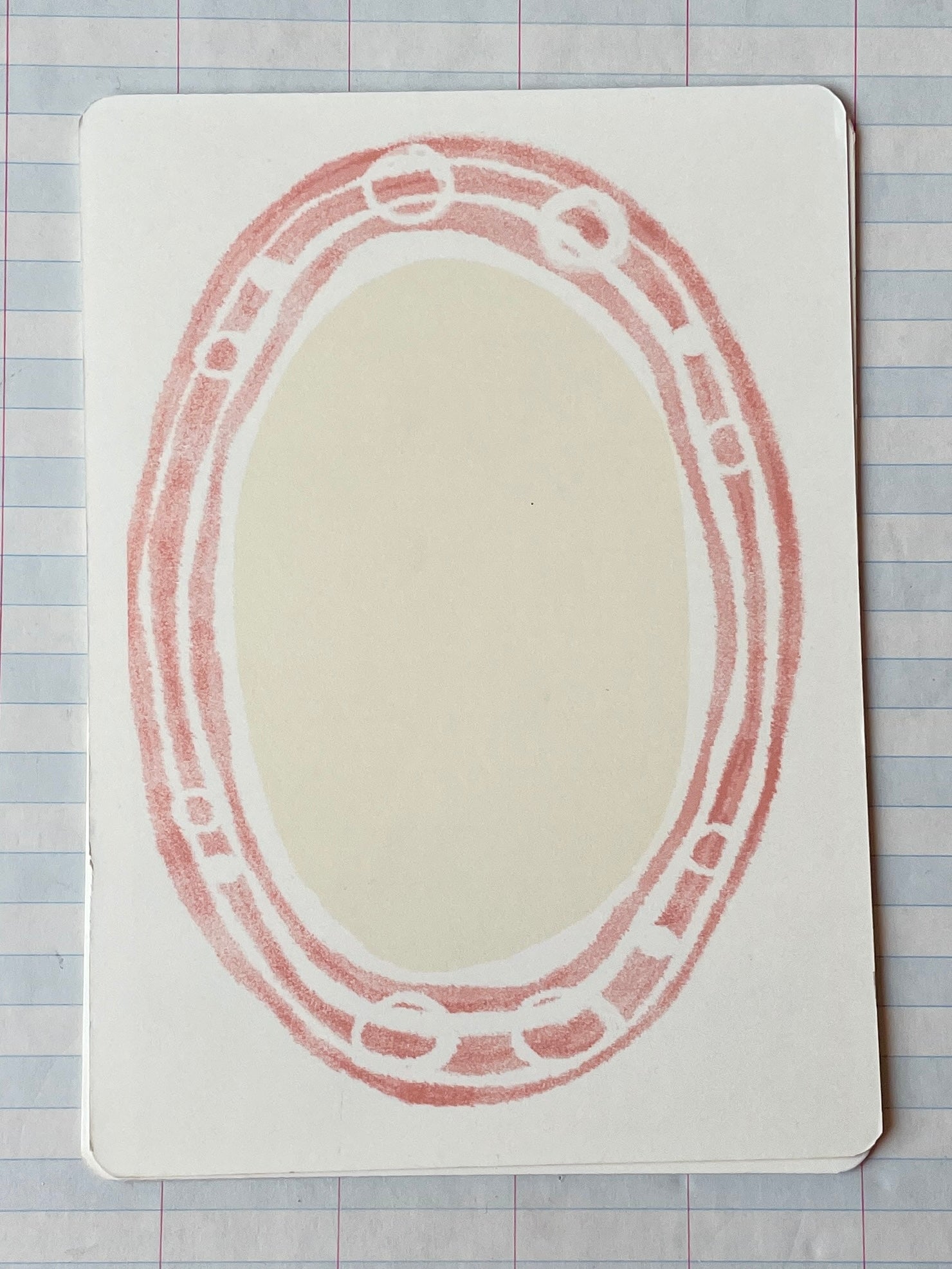 Bubble Frame Printed Stationery