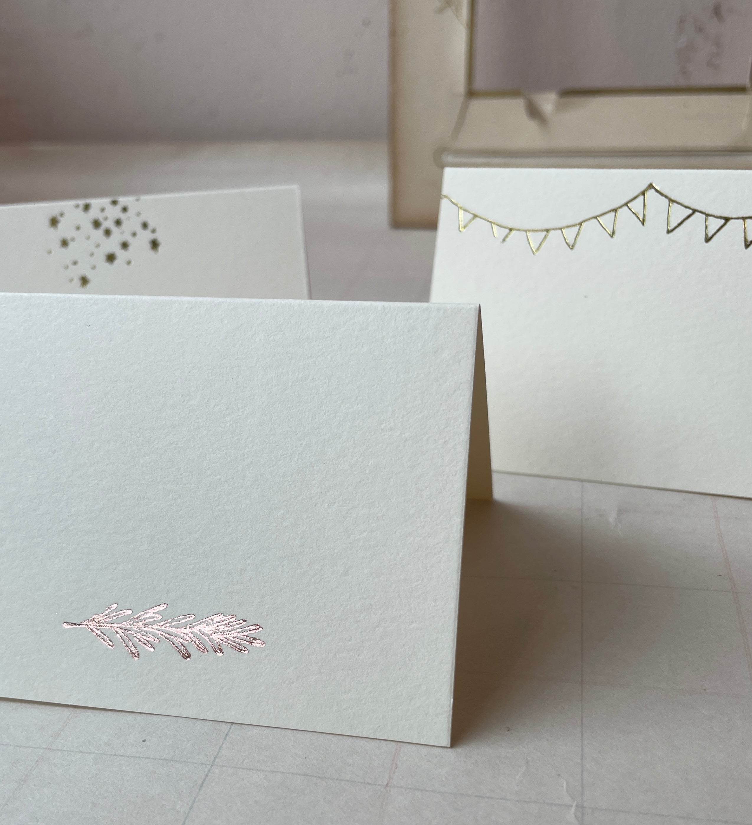 Foil-Pressed Placecards