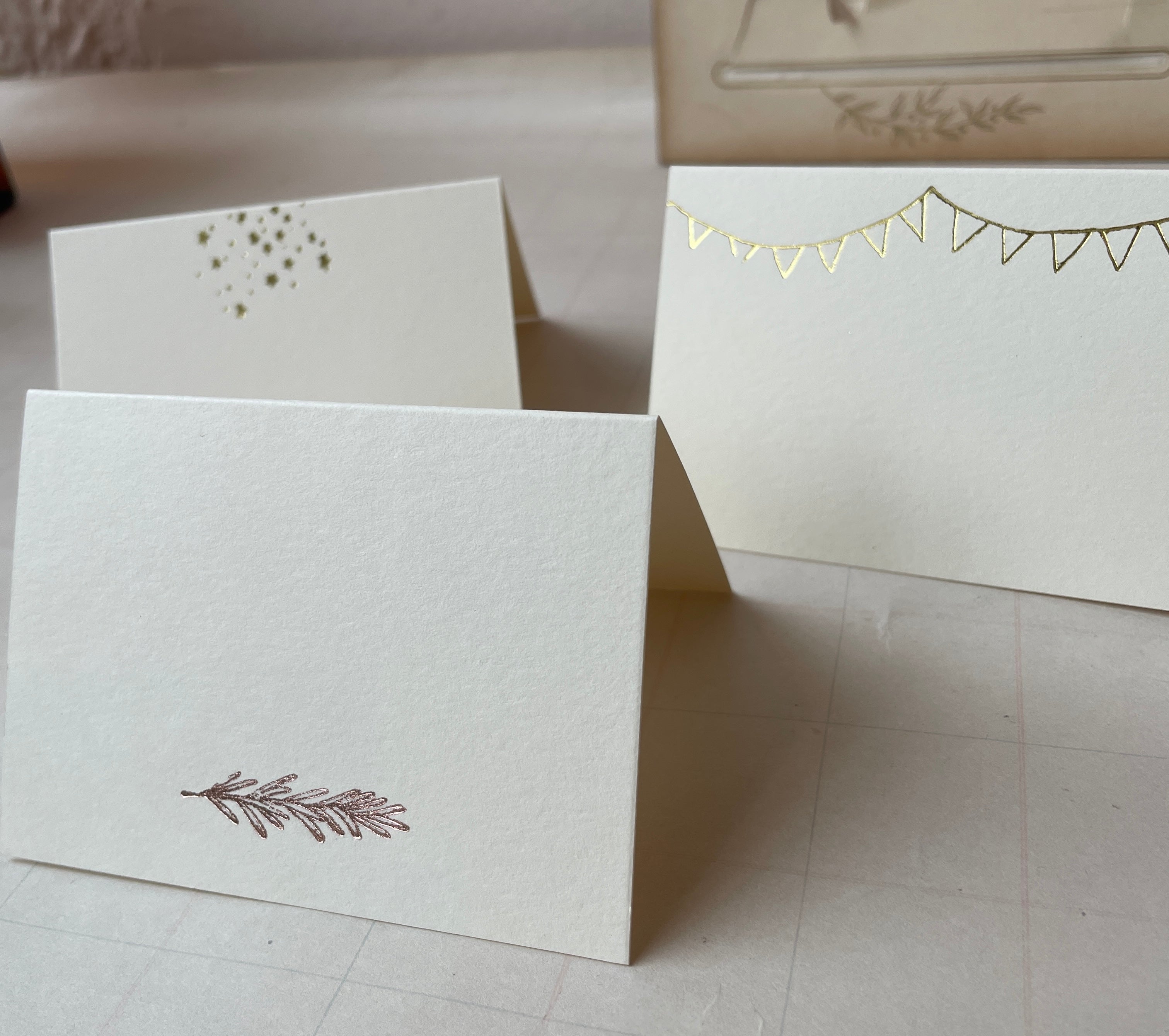 Foil-Pressed Placecards